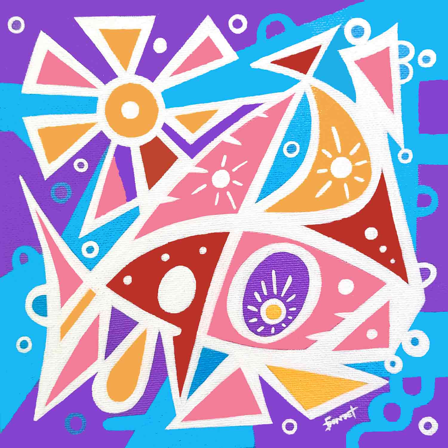 Pascal Gondet, Filou, painting - Artalistic online contemporary art buying and selling gallery