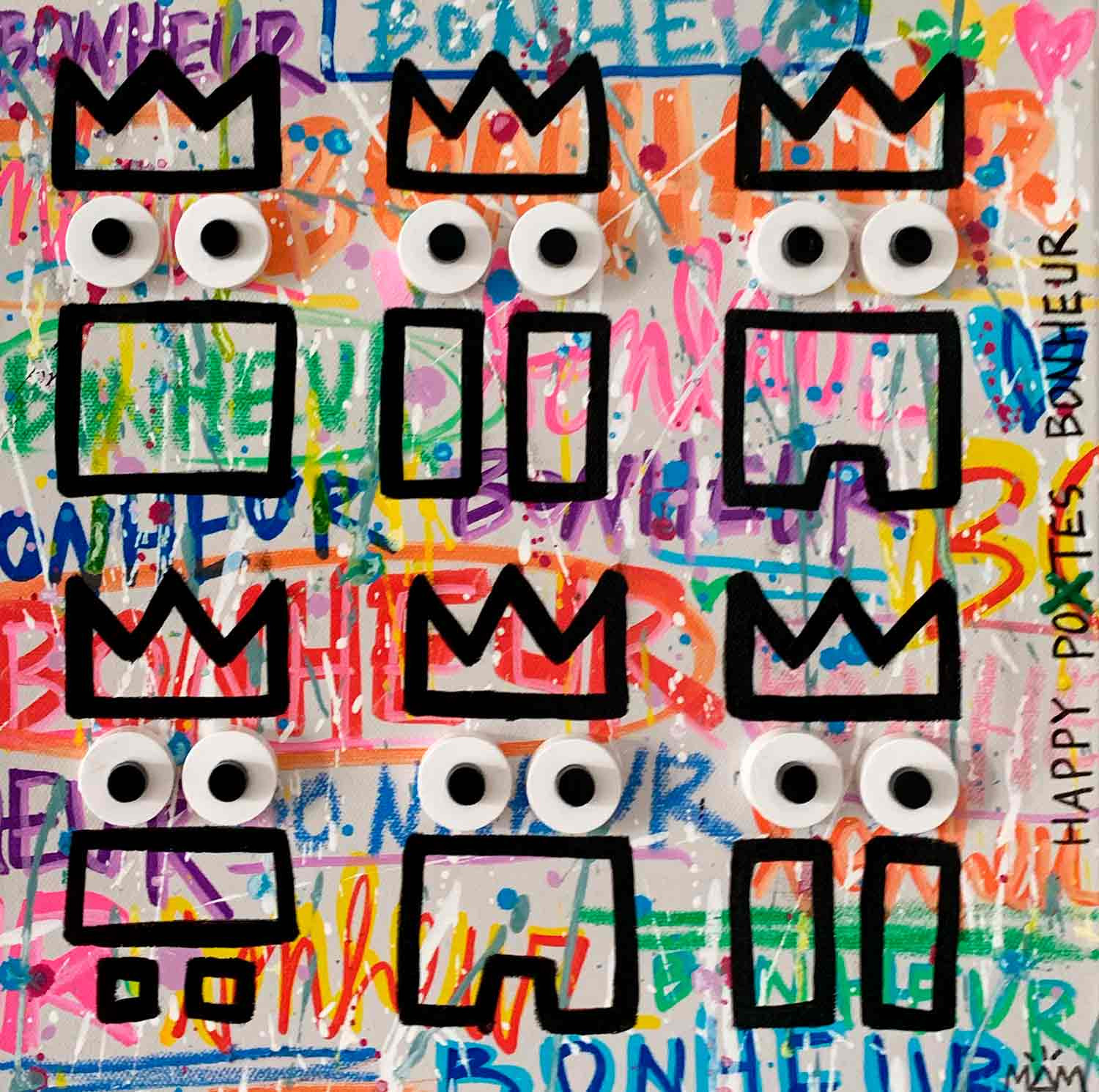 Mam, Happy potes bonheur, painting - Artalistic online contemporary art buying and selling gallery