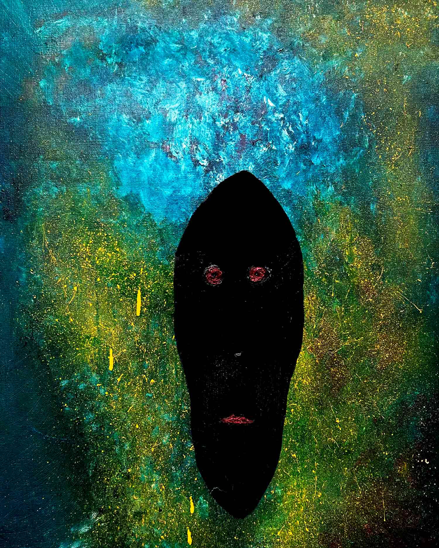 Fanny D, Trou noir, painting - Artalistic online contemporary art buying and selling gallery