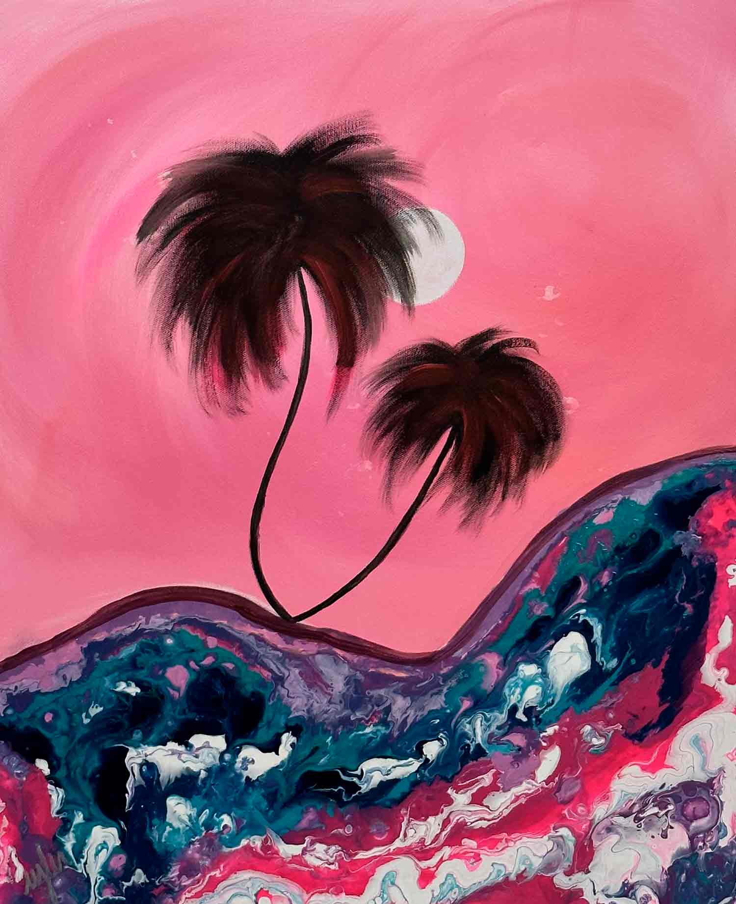 Lucie Pautret, Rêves sucrés, painting - Artalistic online contemporary art buying and selling gallery