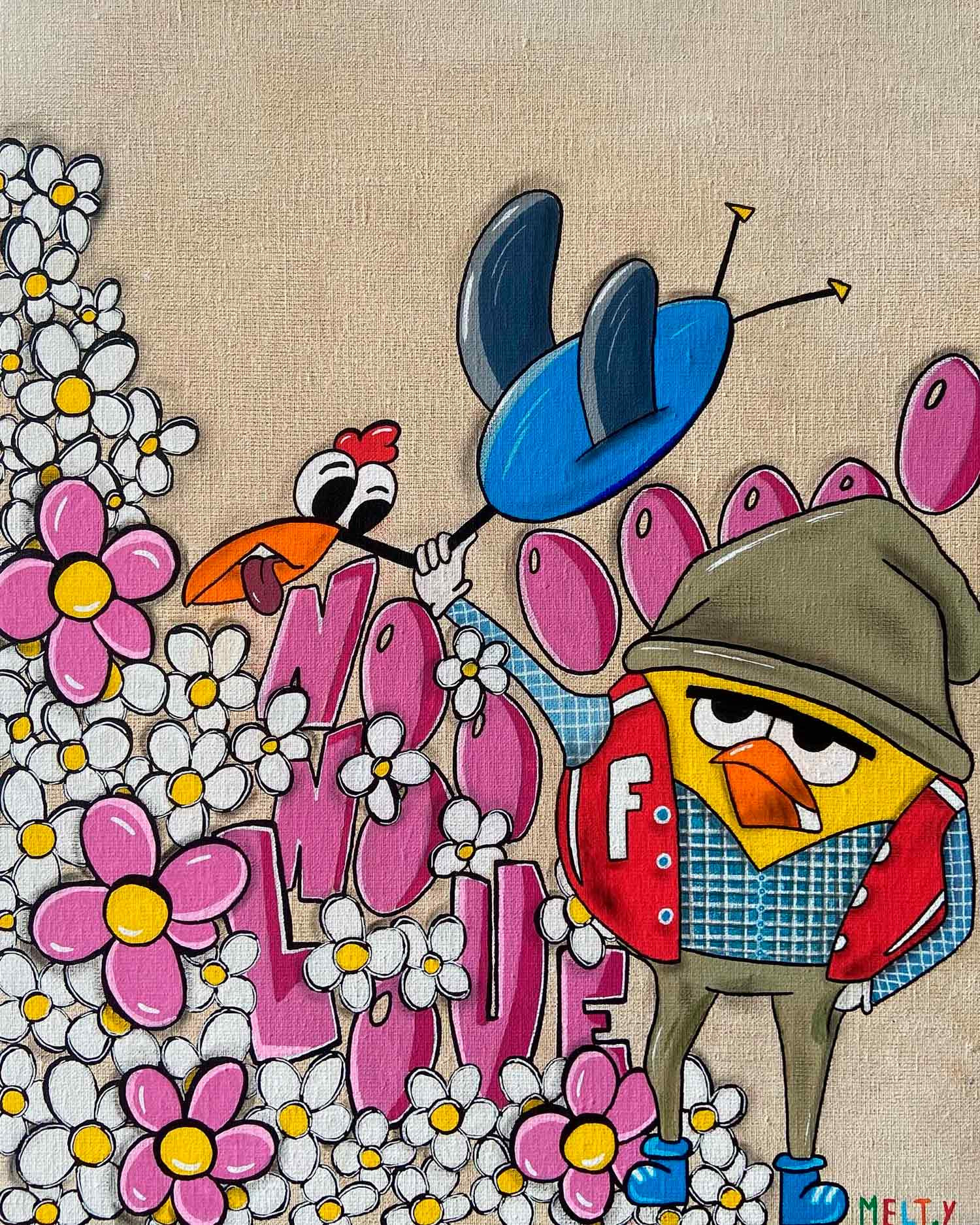 Melt.y, Couic, painting - Artalistic online contemporary art buying and selling gallery