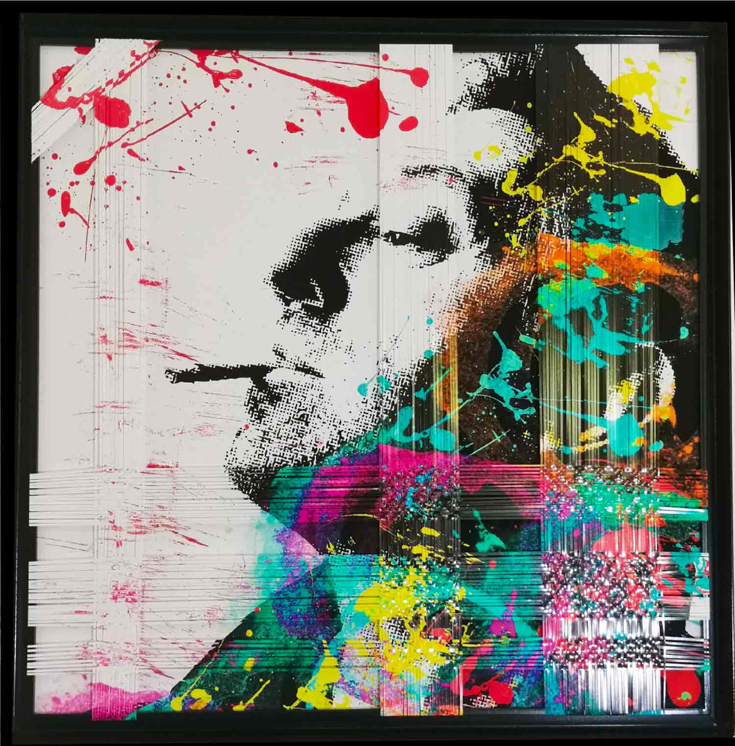 Sylvie C, Gainsbourg, painting - Artalistic online contemporary art buying and selling gallery