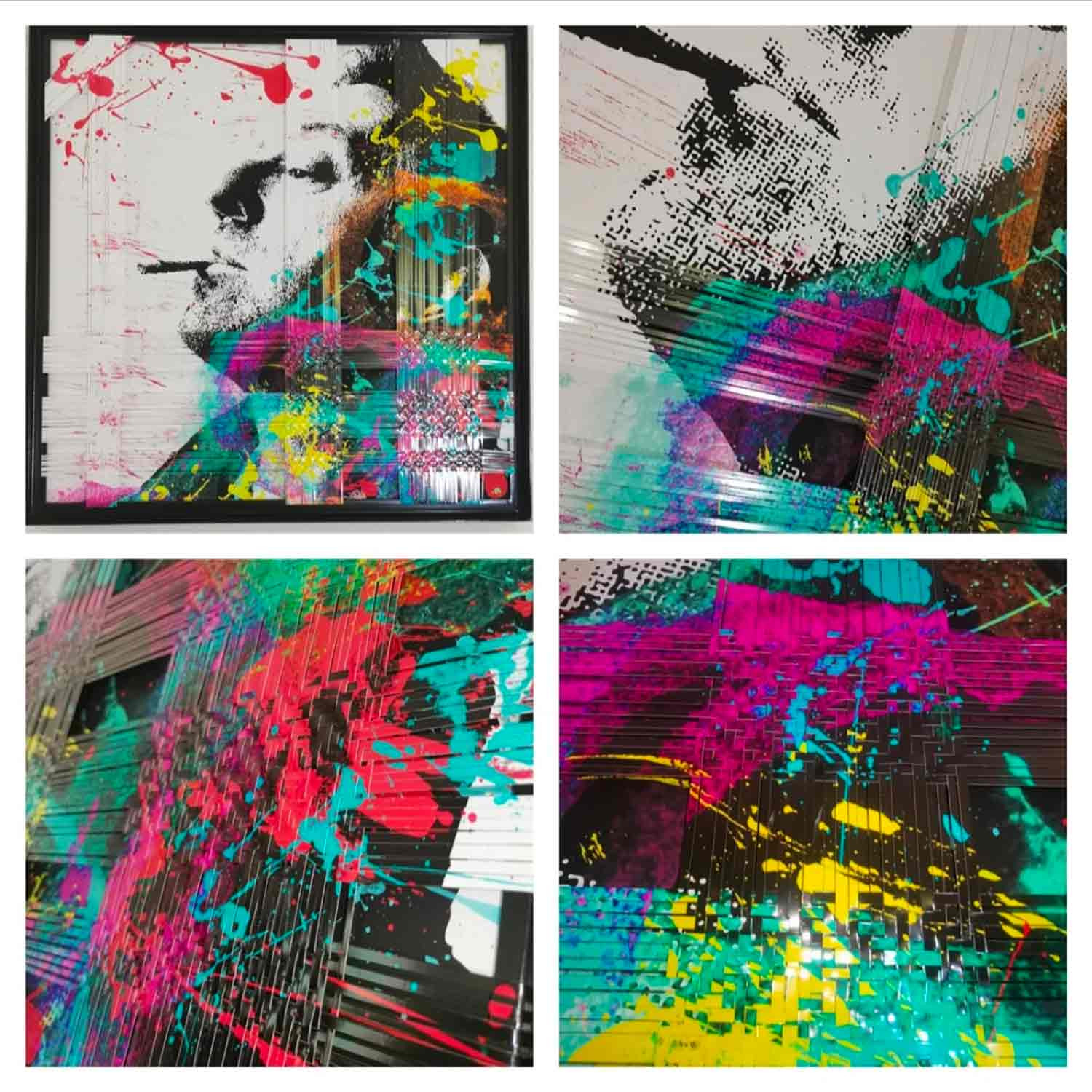 Sylvie C, Gainsbourg, painting - Artalistic online contemporary art buying and selling gallery