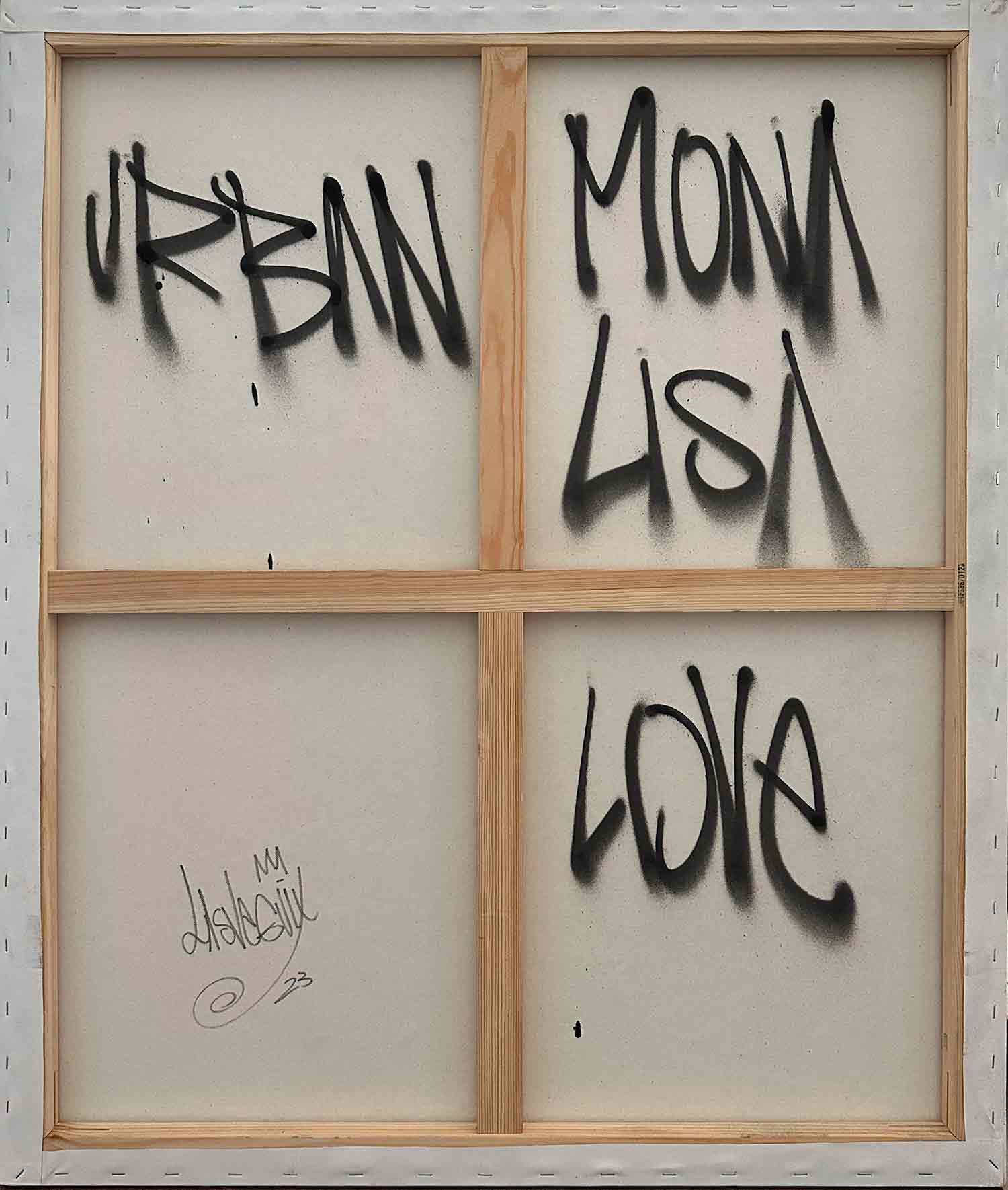 Lasveguix, Urban Mona Lisa, painting - Artalistic online contemporary art buying and selling gallery