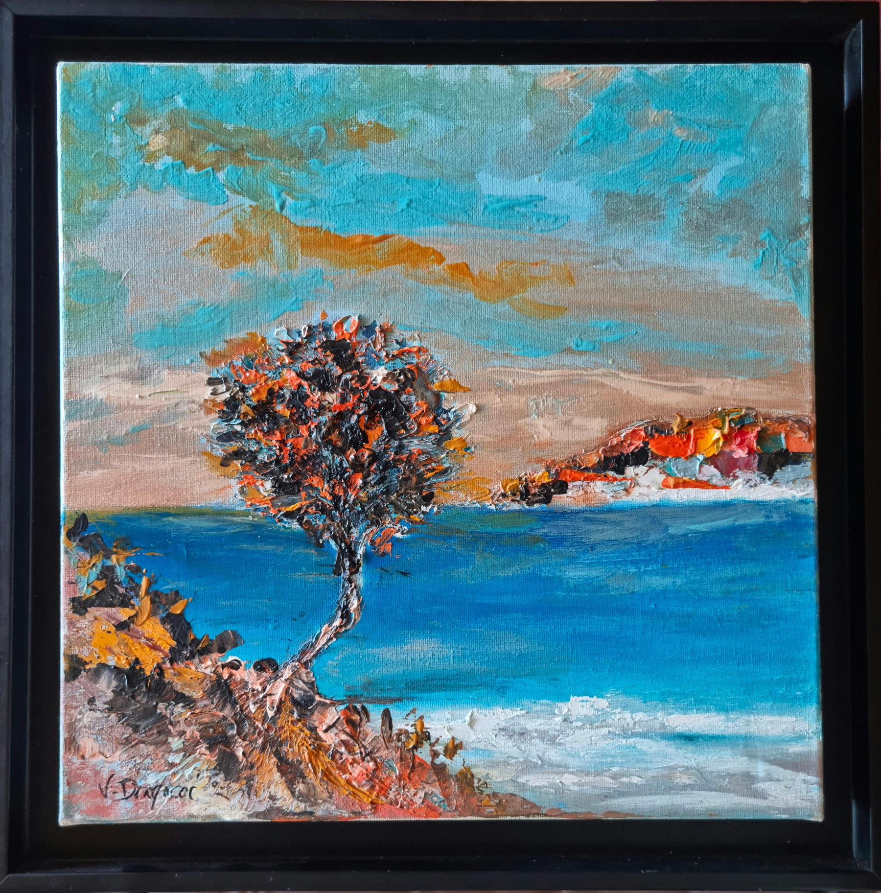 Valérie Dragacci, Le solitaire, painting - Artalistic online contemporary art buying and selling gallery