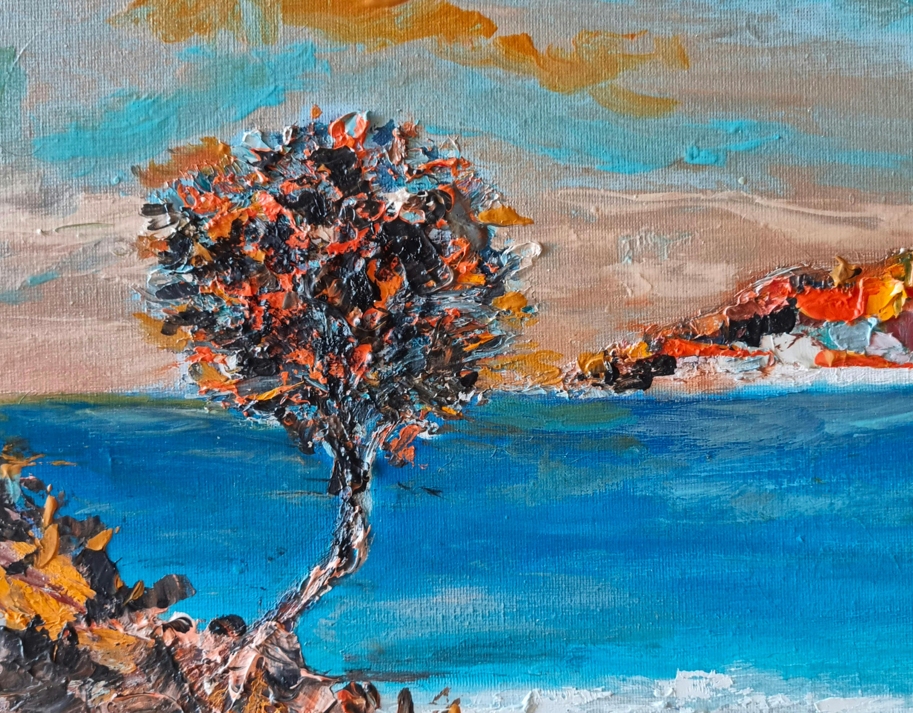 Valérie Dragacci, Le solitaire, painting - Artalistic online contemporary art buying and selling gallery