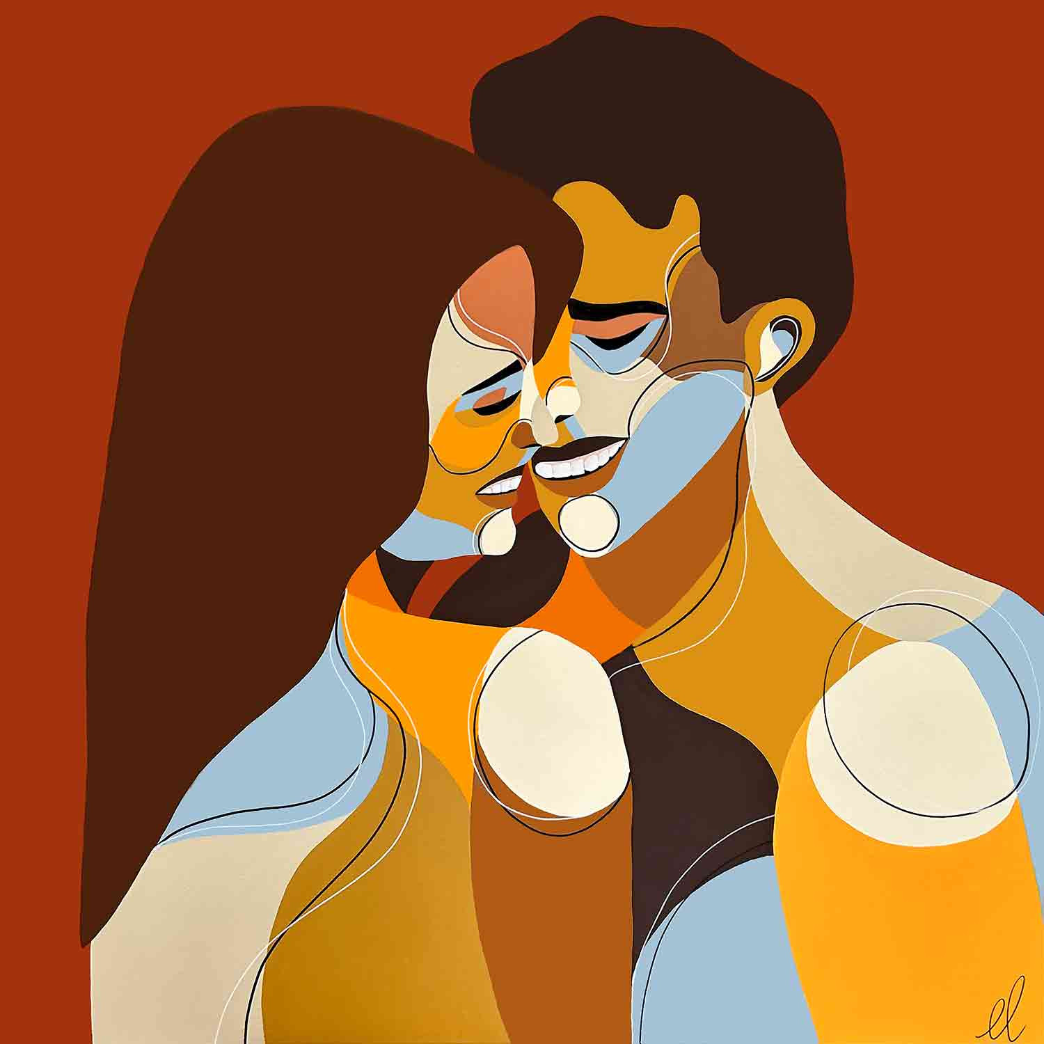 Eva Lamaignere, Mood, painting - Artalistic online contemporary art buying and selling gallery