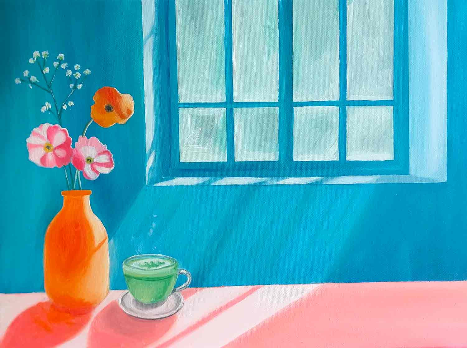 Eliana Kulpa, Sérénité, painting - Artalistic online contemporary art buying and selling gallery
