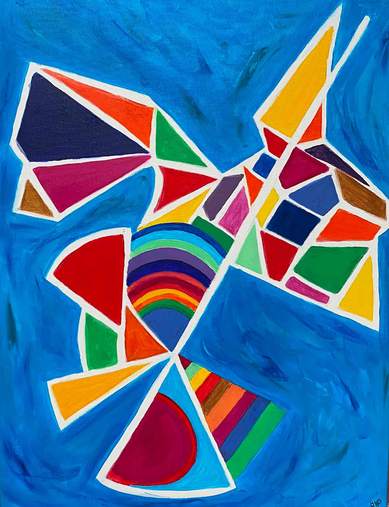 La Spirale Créative, On dirait un oiseau, painting - Artalistic online contemporary art buying and selling gallery
