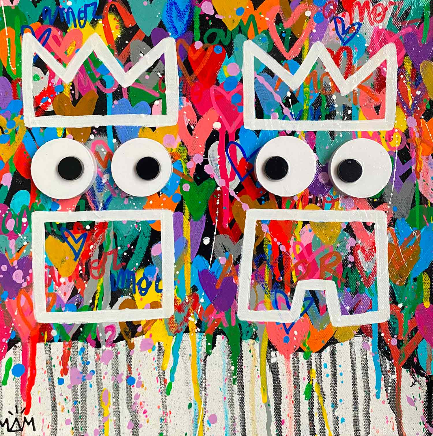 MAM, You and me, painting - Artalistic online contemporary art buying and selling gallery