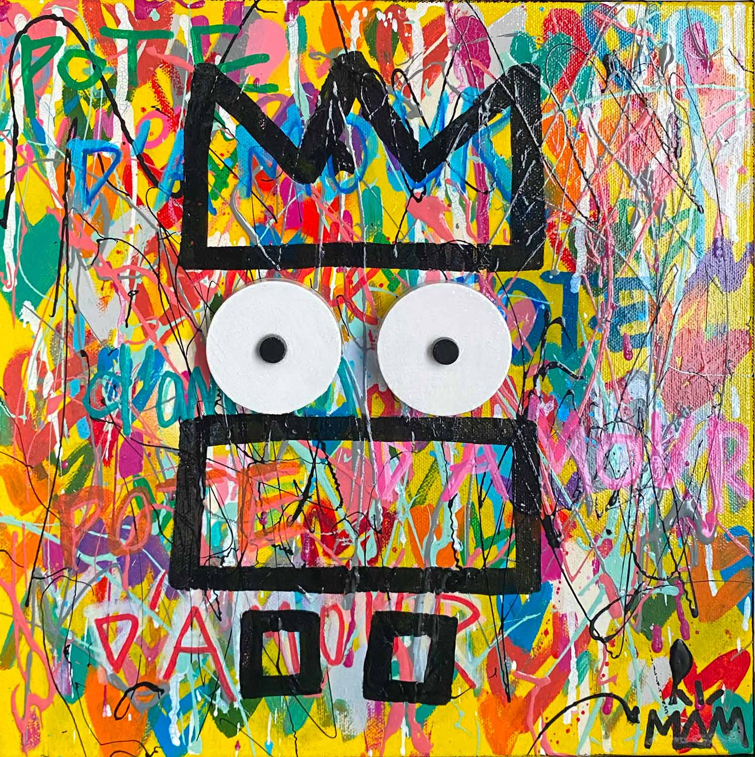 MAM, ma pote, painting - Artalistic online contemporary art buying and selling gallery