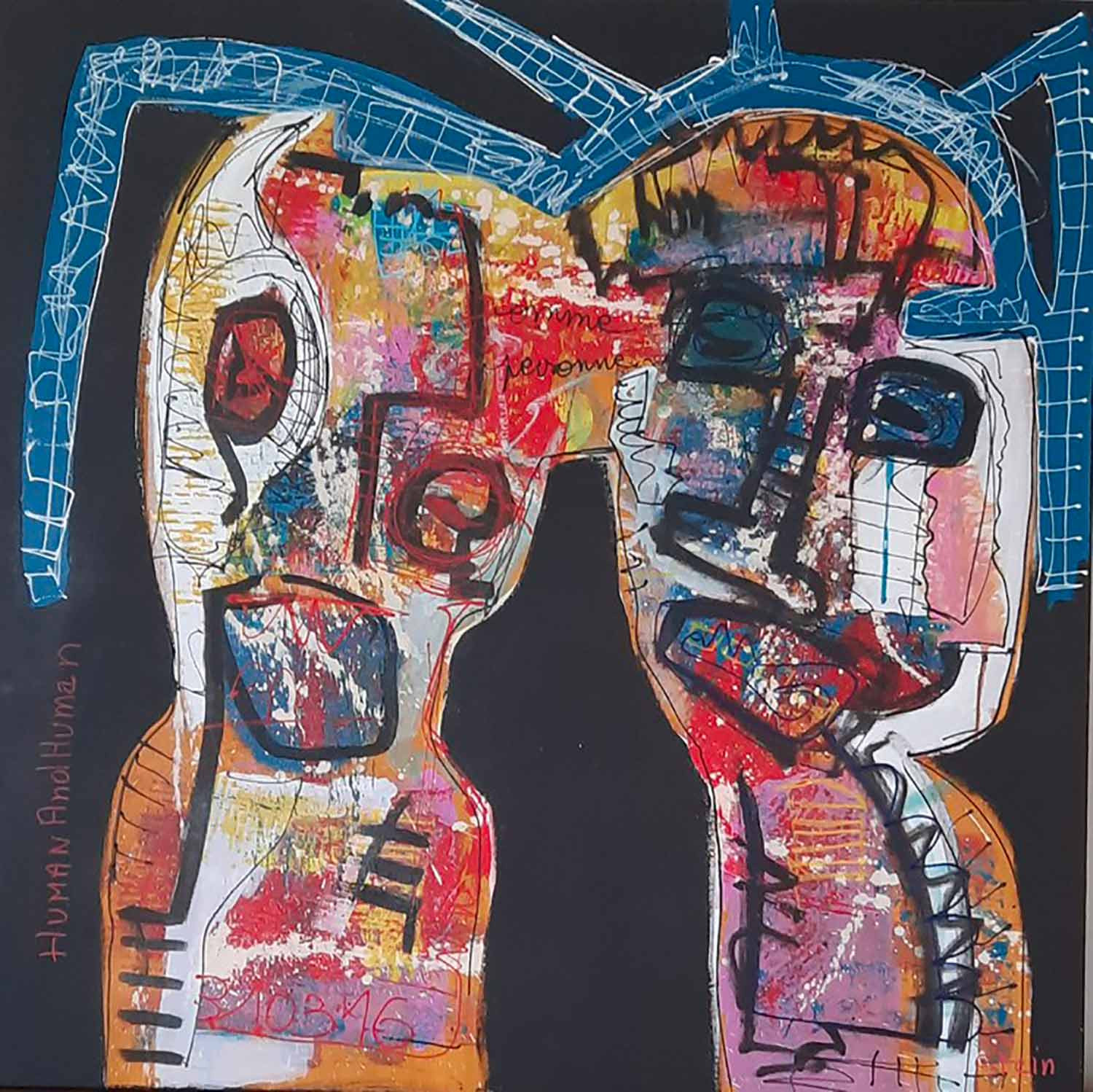 Eric Stein, tu viens 2, painting - Artalistic online contemporary art buying and selling gallery