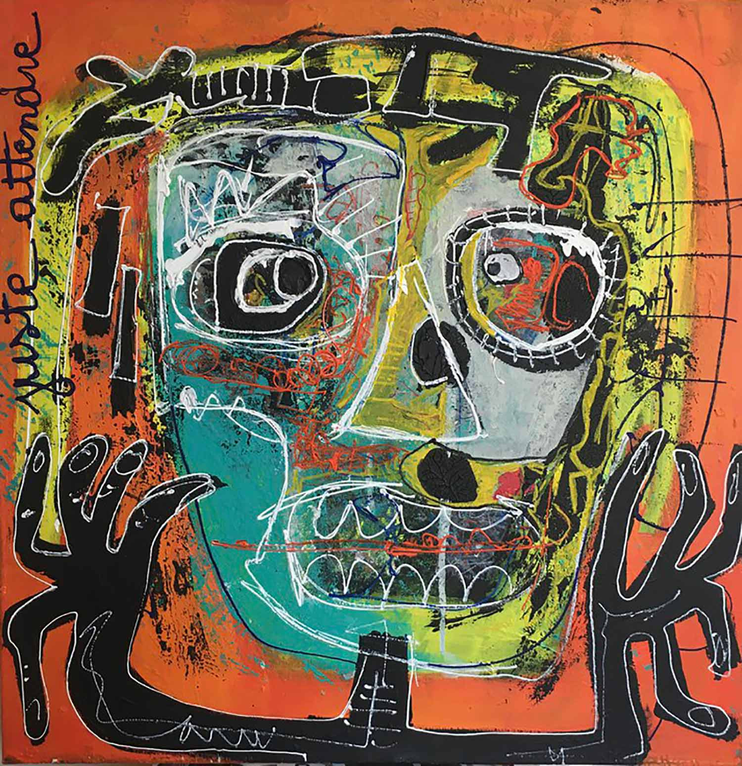 Eric Stein, Juste attendre, painting - Artalistic online contemporary art buying and selling gallery