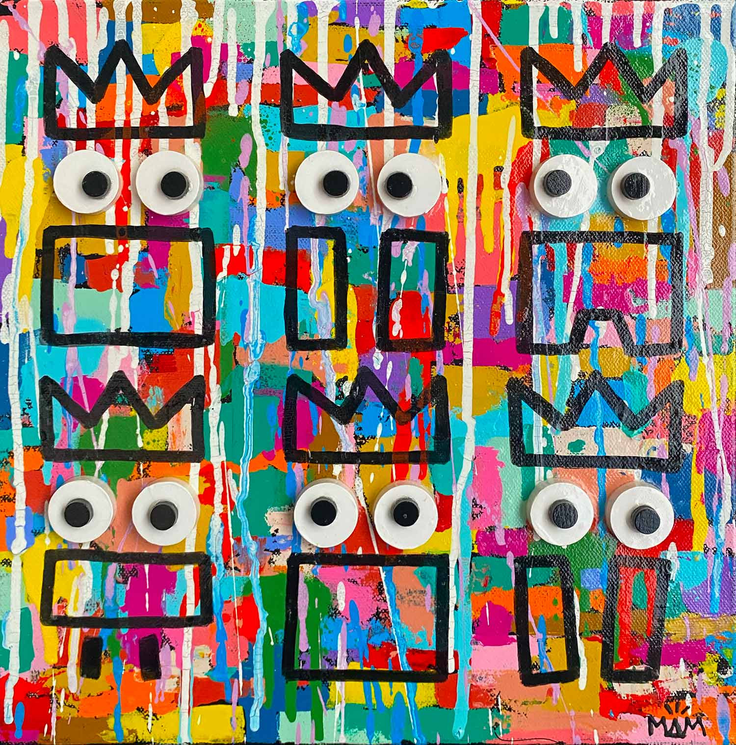 Mam, Mes potes, painting - Artalistic online contemporary art buying and selling gallery