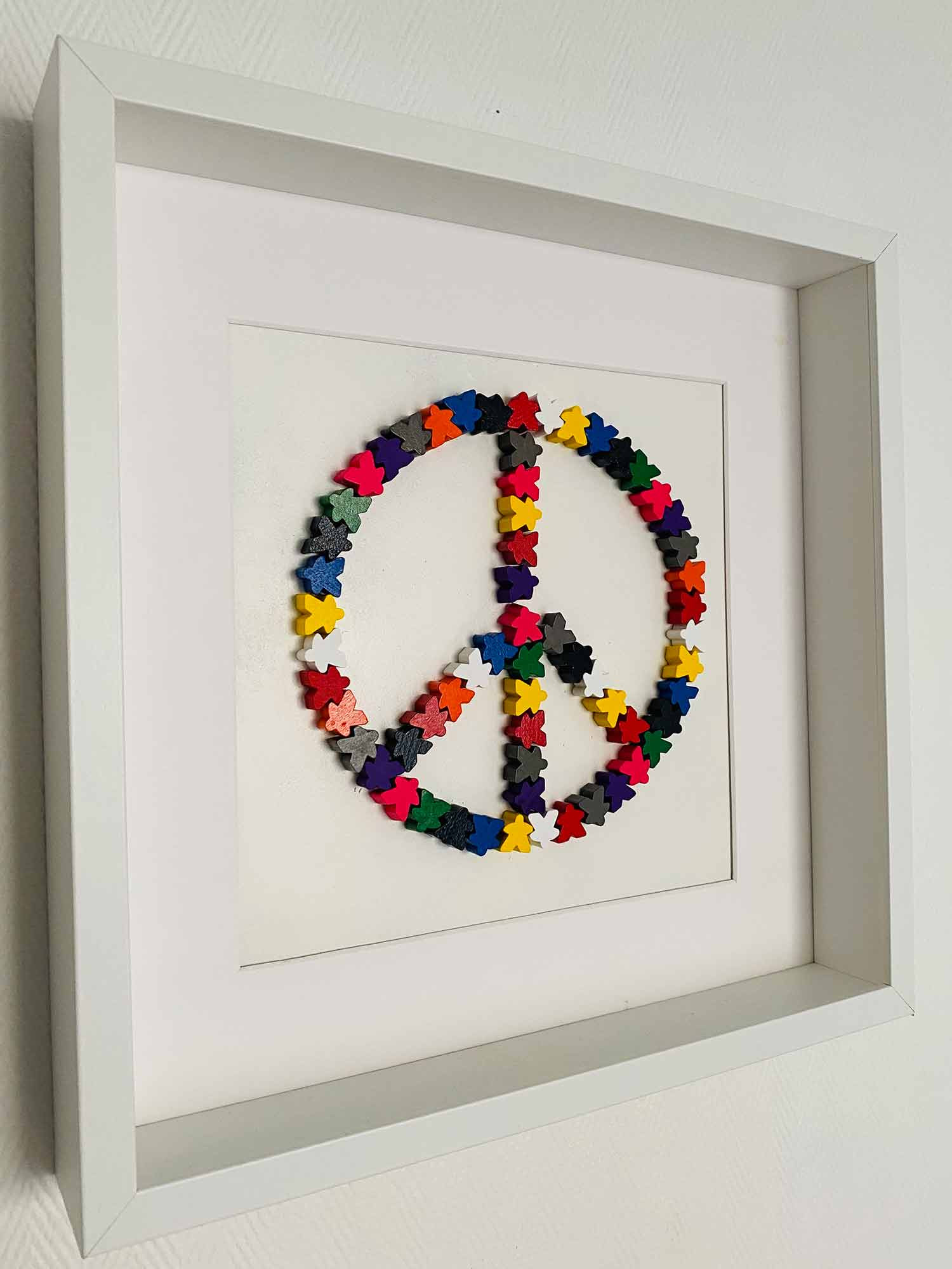 Andrea Van Der Hoeven, Peace and meeples, painting - Artalistic online contemporary art buying and selling gallery