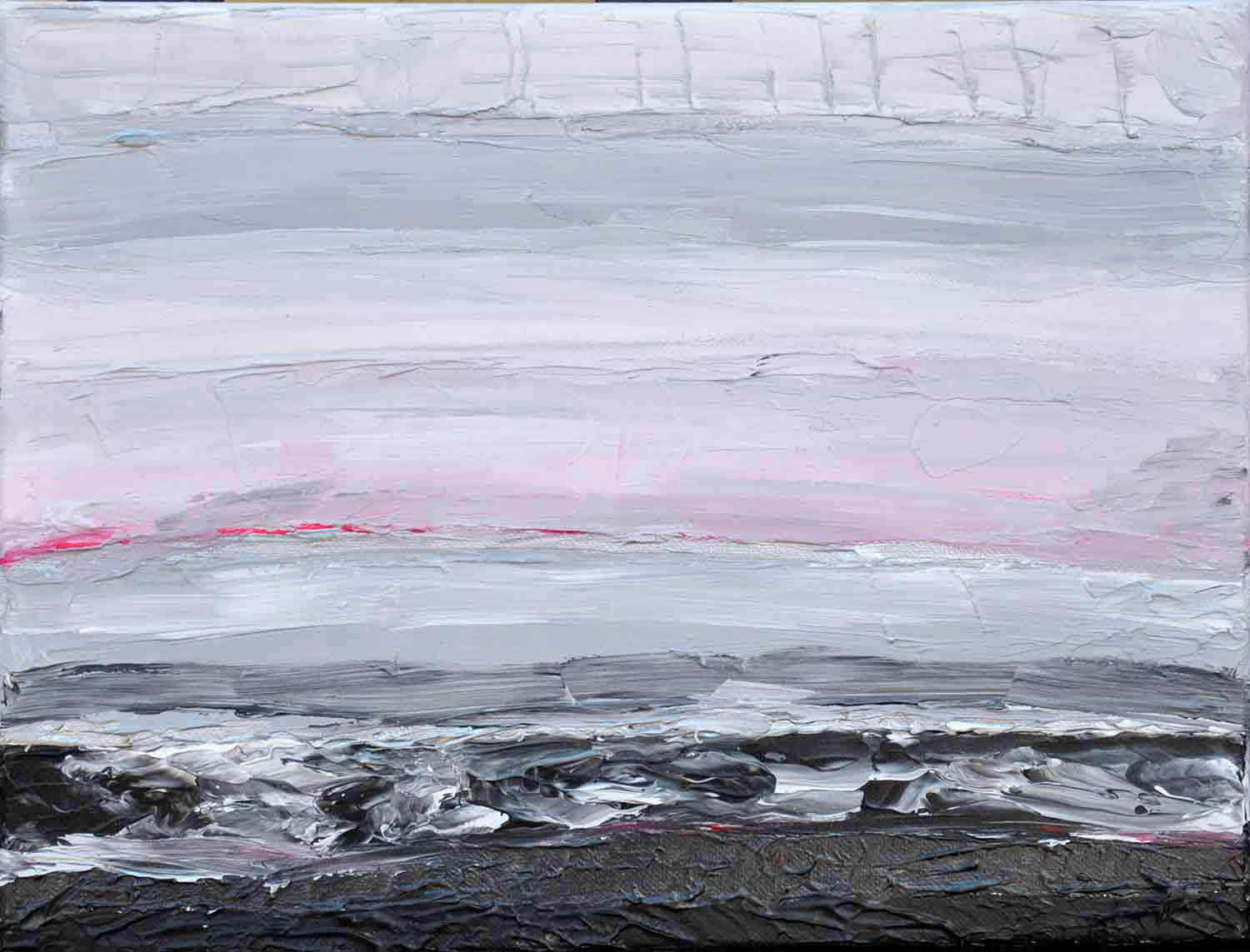 Bridg', Pink, painting - Artalistic online contemporary art buying and selling gallery