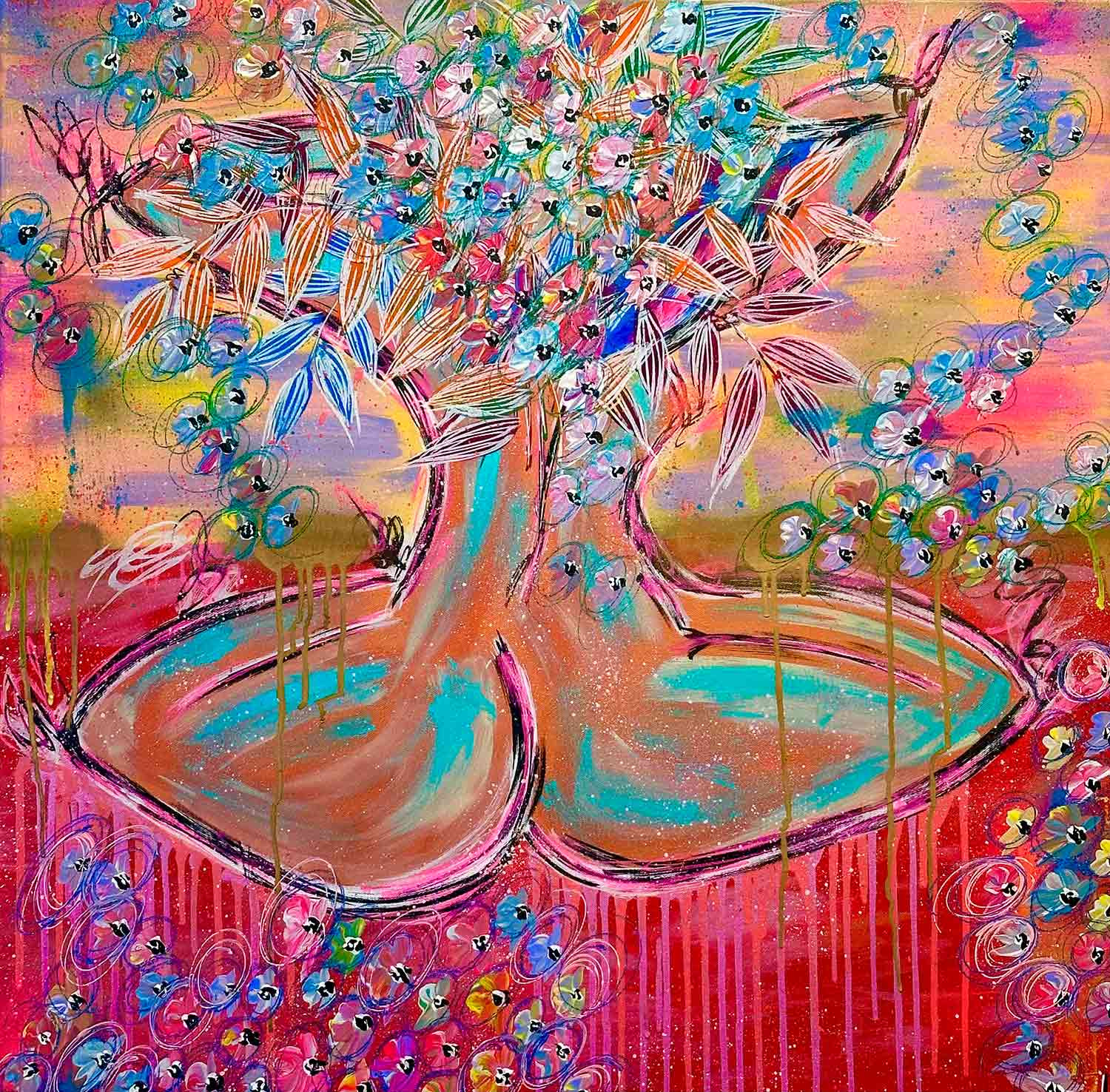 L.Kah, Andromaque, painting - Artalistic online contemporary art buying and selling gallery