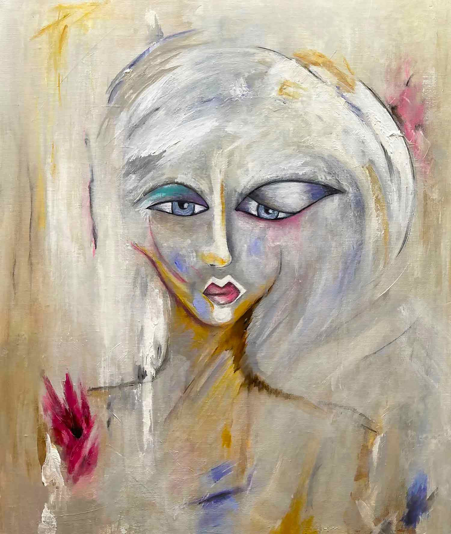 Mona Barrage, Elara, painting - Artalistic online contemporary art buying and selling gallery
