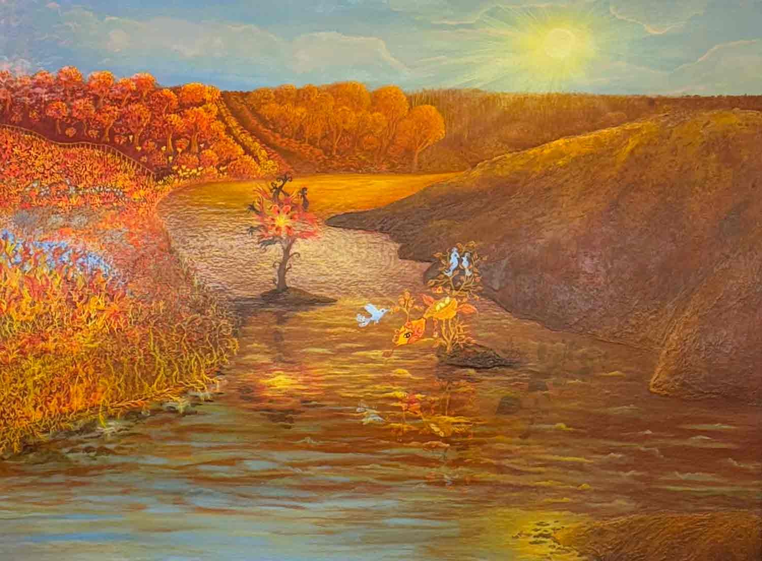 Emilie Pauly, Divine créature, painting - Artalistic online contemporary art buying and selling gallery