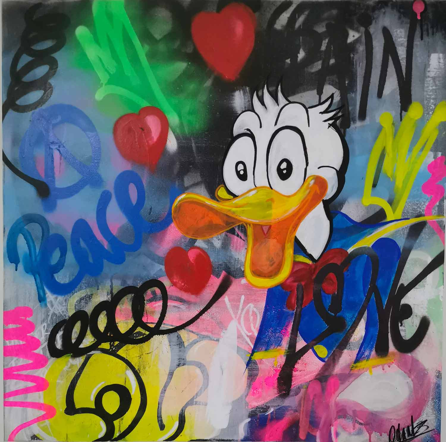ODart, Love at first sight, painting - Artalistic online contemporary art buying and selling gallery