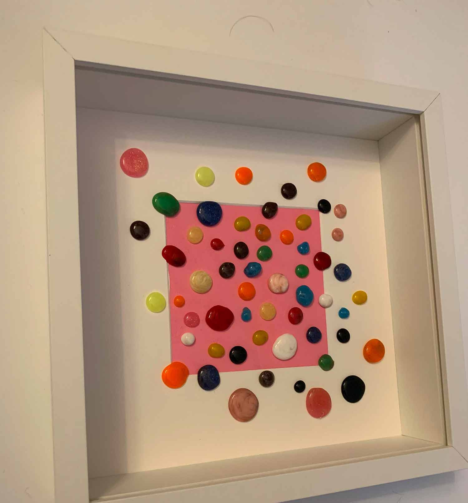 Rose, Drop on pink, painting - Artalistic online contemporary art buying and selling gallery