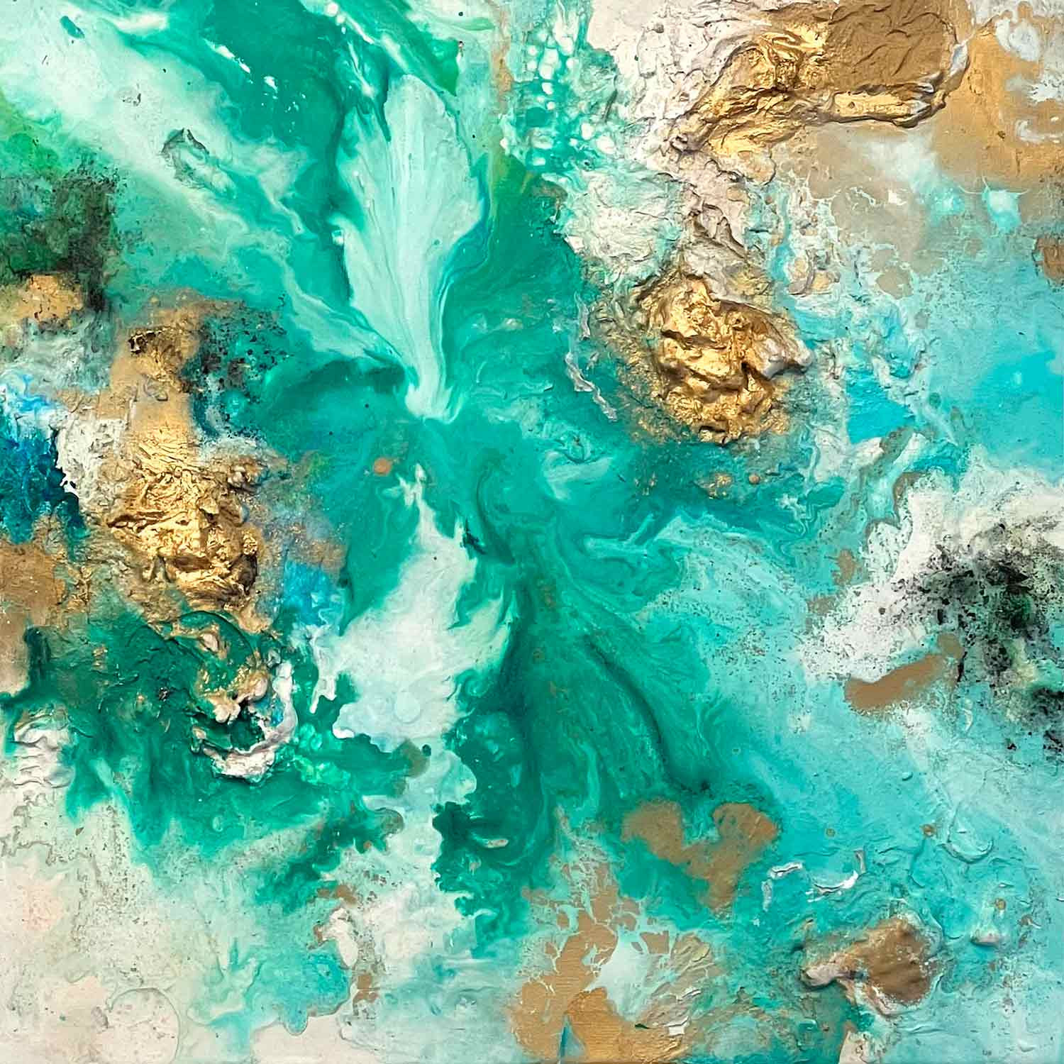 Manal Elabbassi, Oazis, painting - Artalistic online contemporary art buying and selling gallery