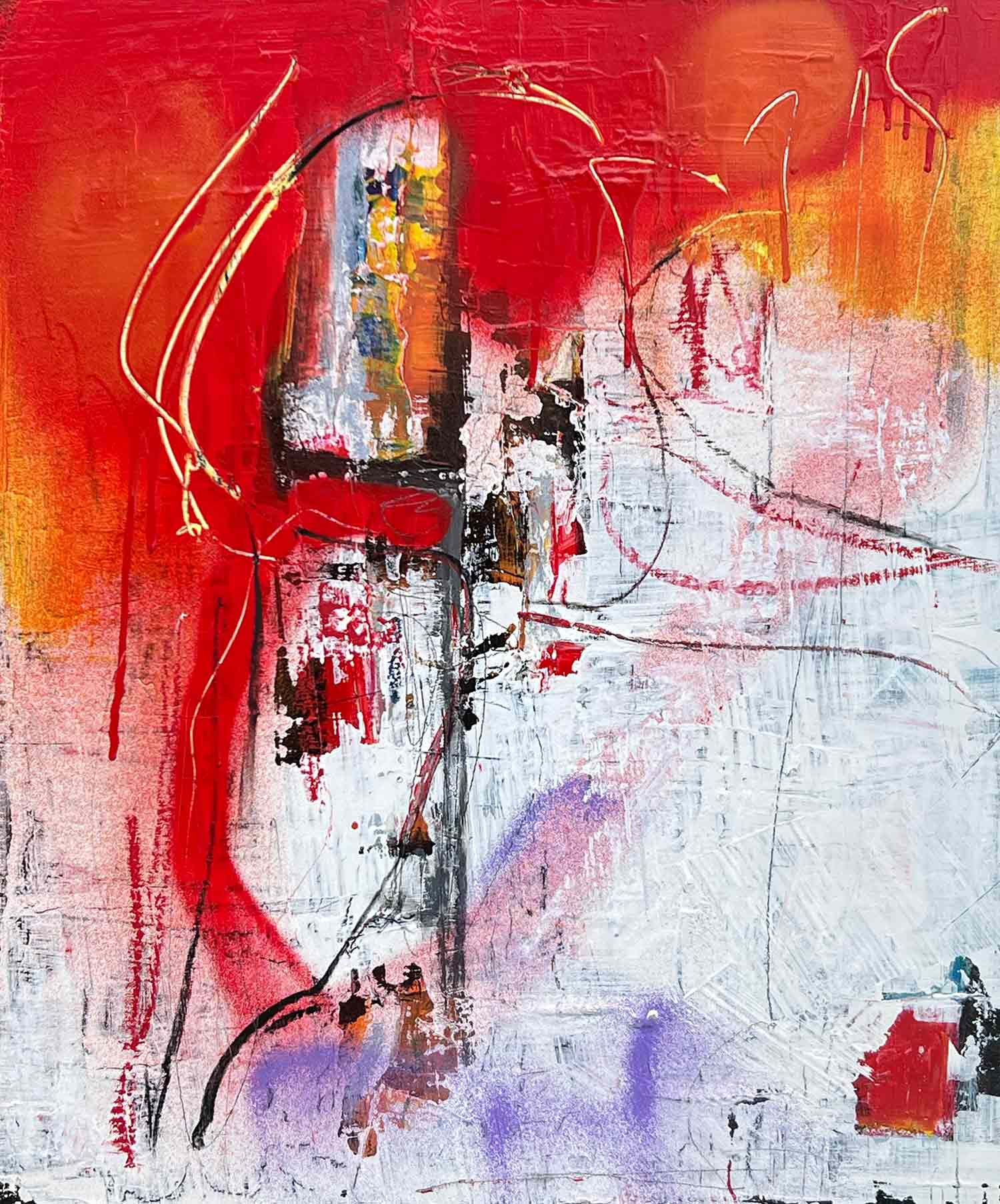 Nicolas Wallyn, Trois jours de réflexion, painting - Artalistic online contemporary art buying and selling gallery