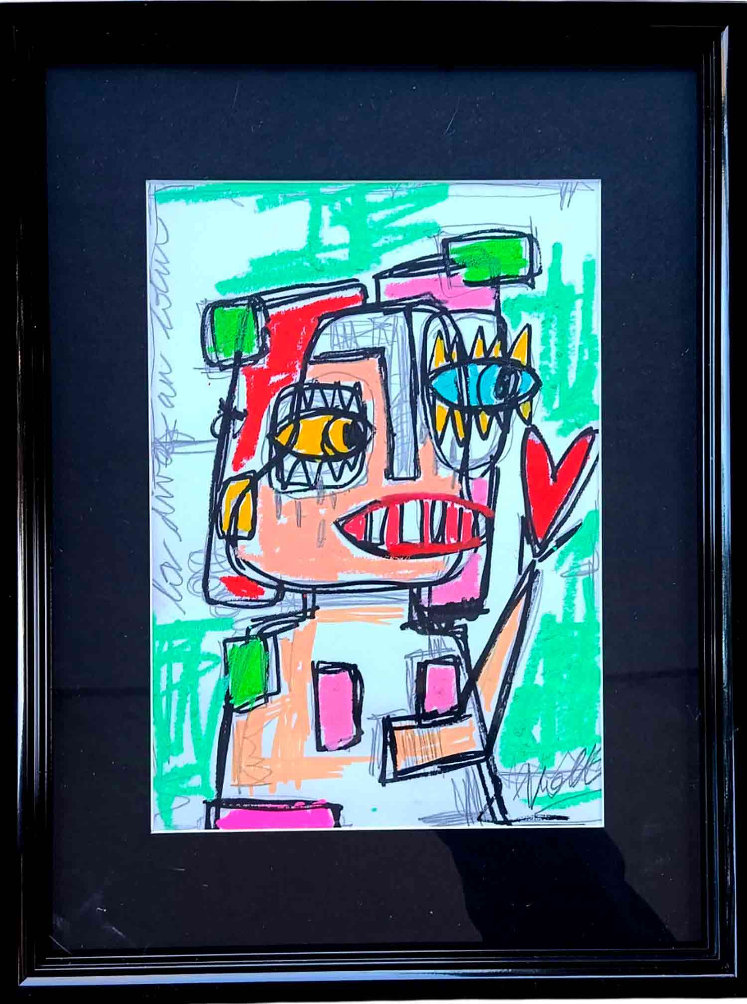 Volt, La diva au coeur, painting - Artalistic online contemporary art buying and selling gallery