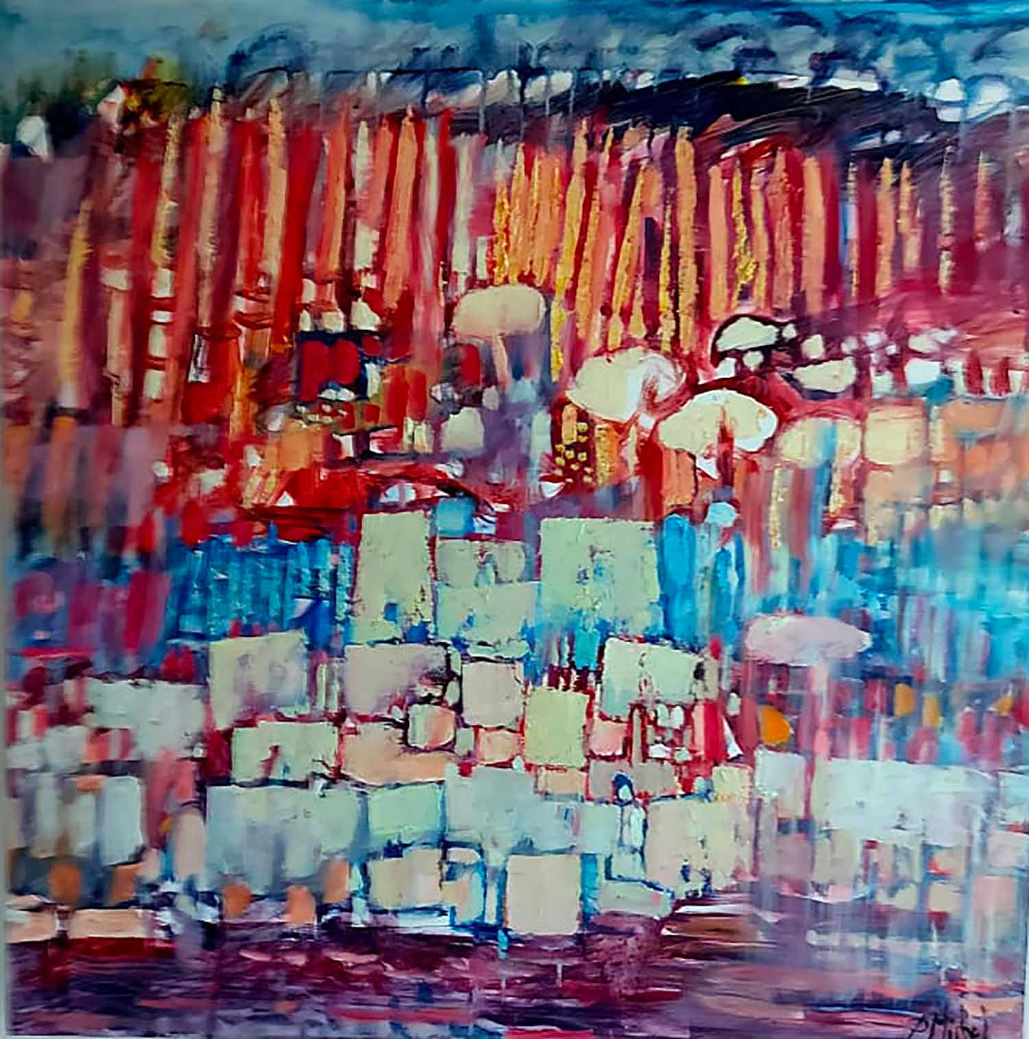 Philippe Michel, Automne, painting - Artalistic online contemporary art buying and selling gallery