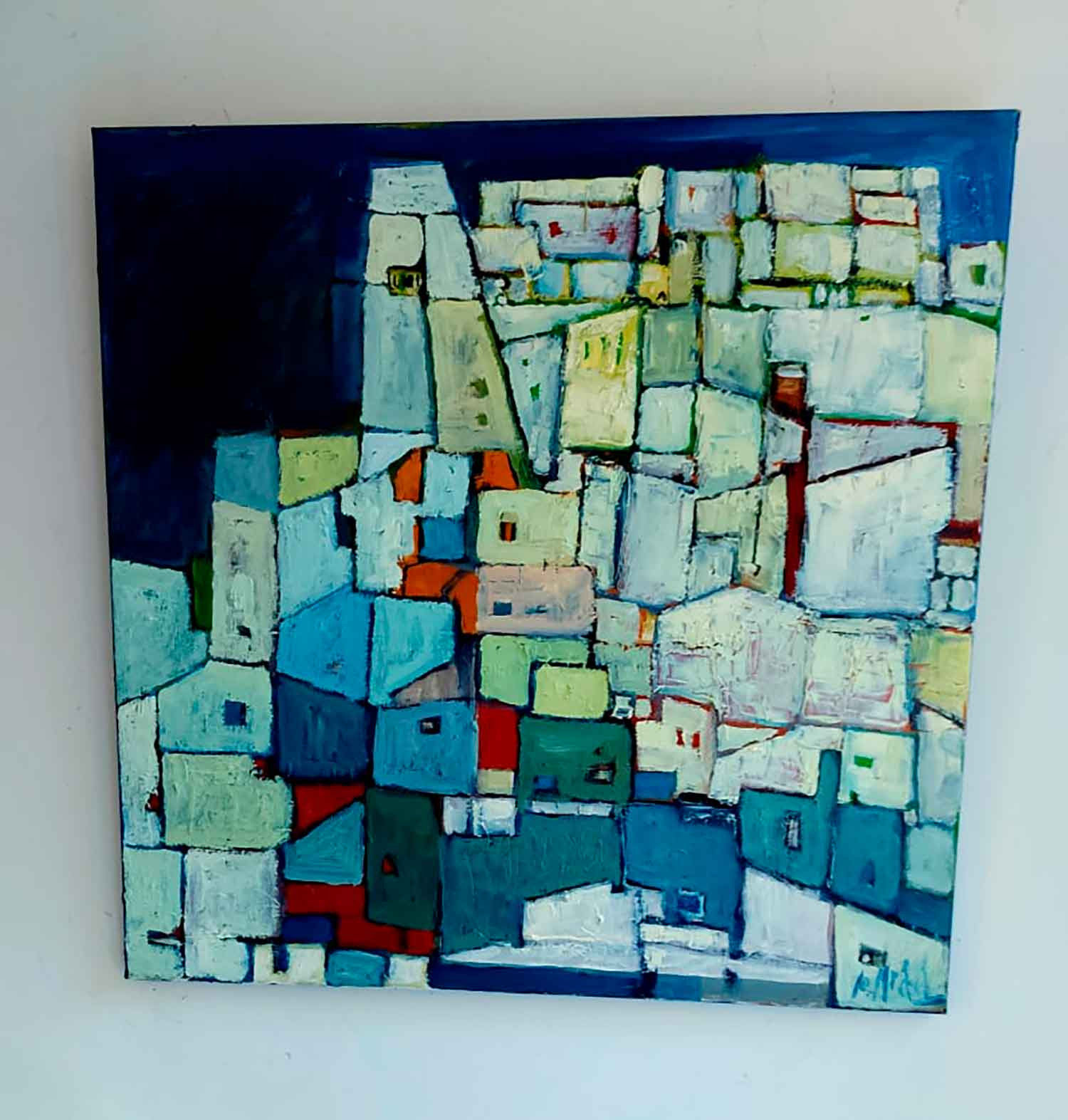 Philippe Michel, Ombres et lumières, painting - Artalistic online contemporary art buying and selling gallery