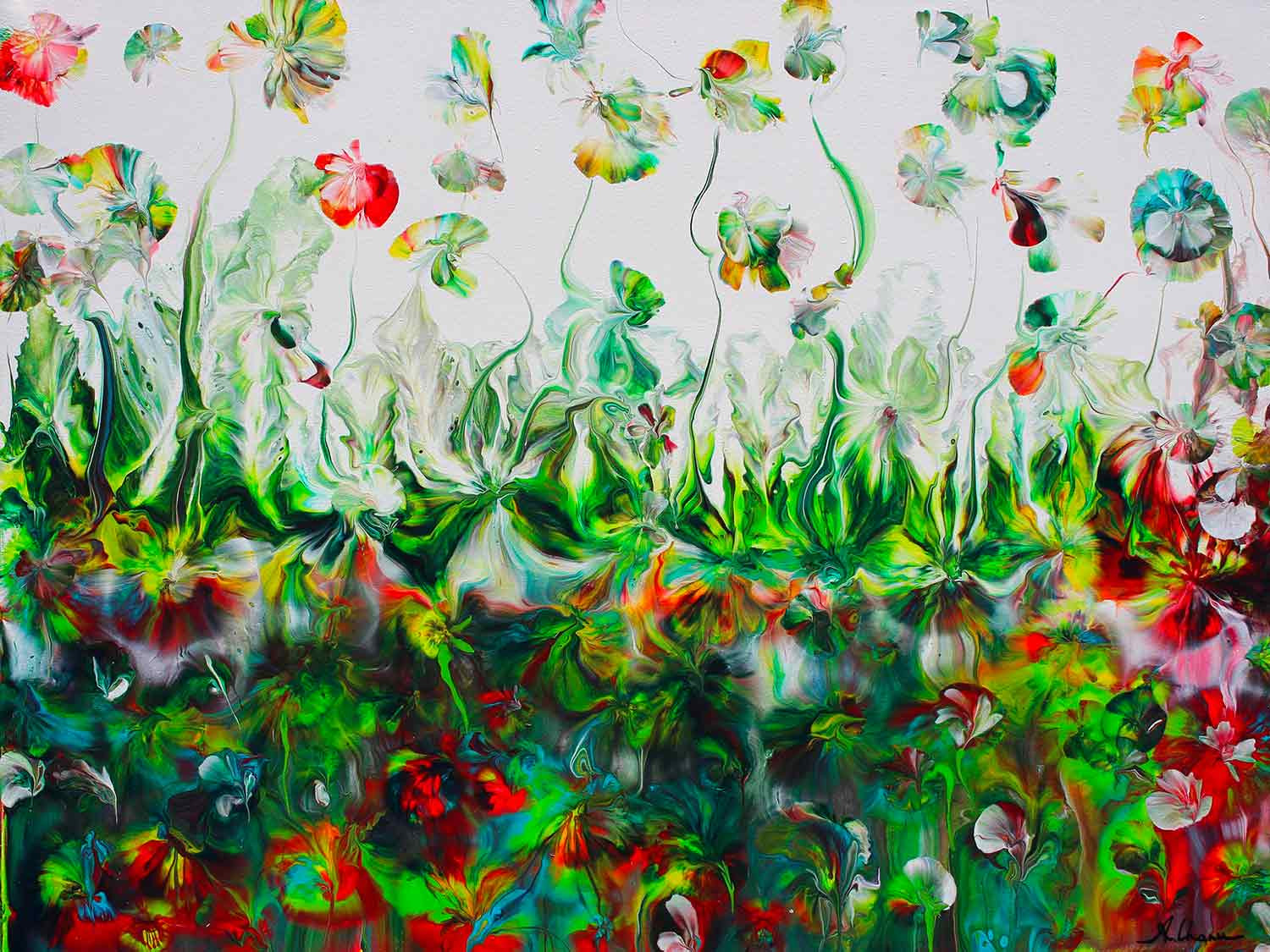 Annie Chanu, Bel été, painting - Artalistic online contemporary art buying and selling gallery