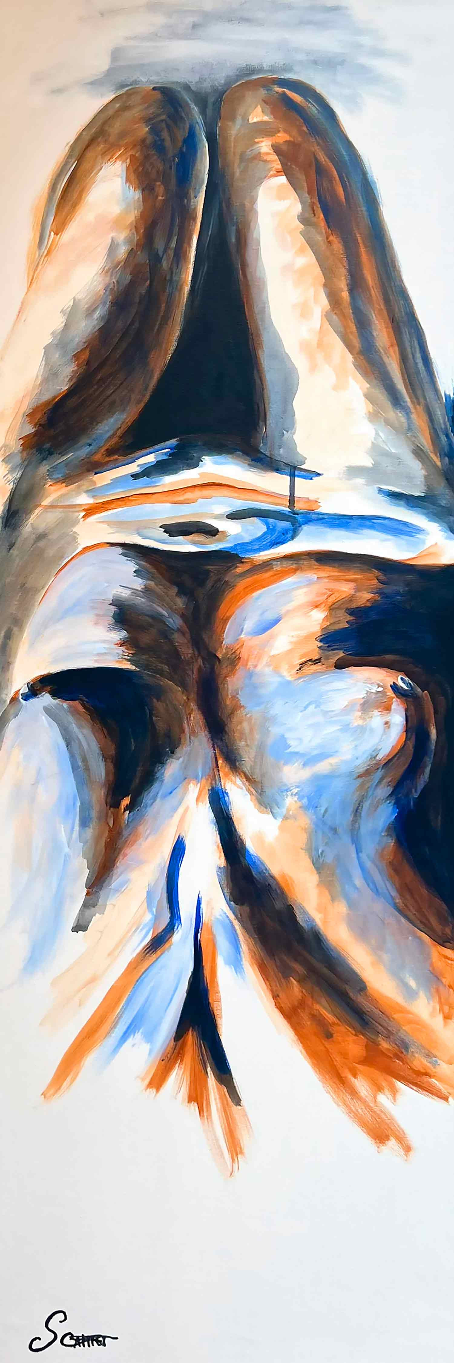 Stéphanie Caillet, Nu, painting - Artalistic online contemporary art buying and selling gallery