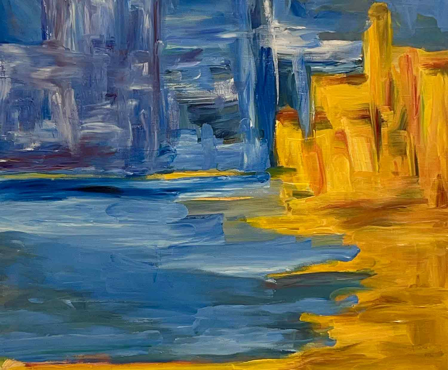 Katia Feintuch, Falaise, painting - Artalistic online contemporary art buying and selling gallery