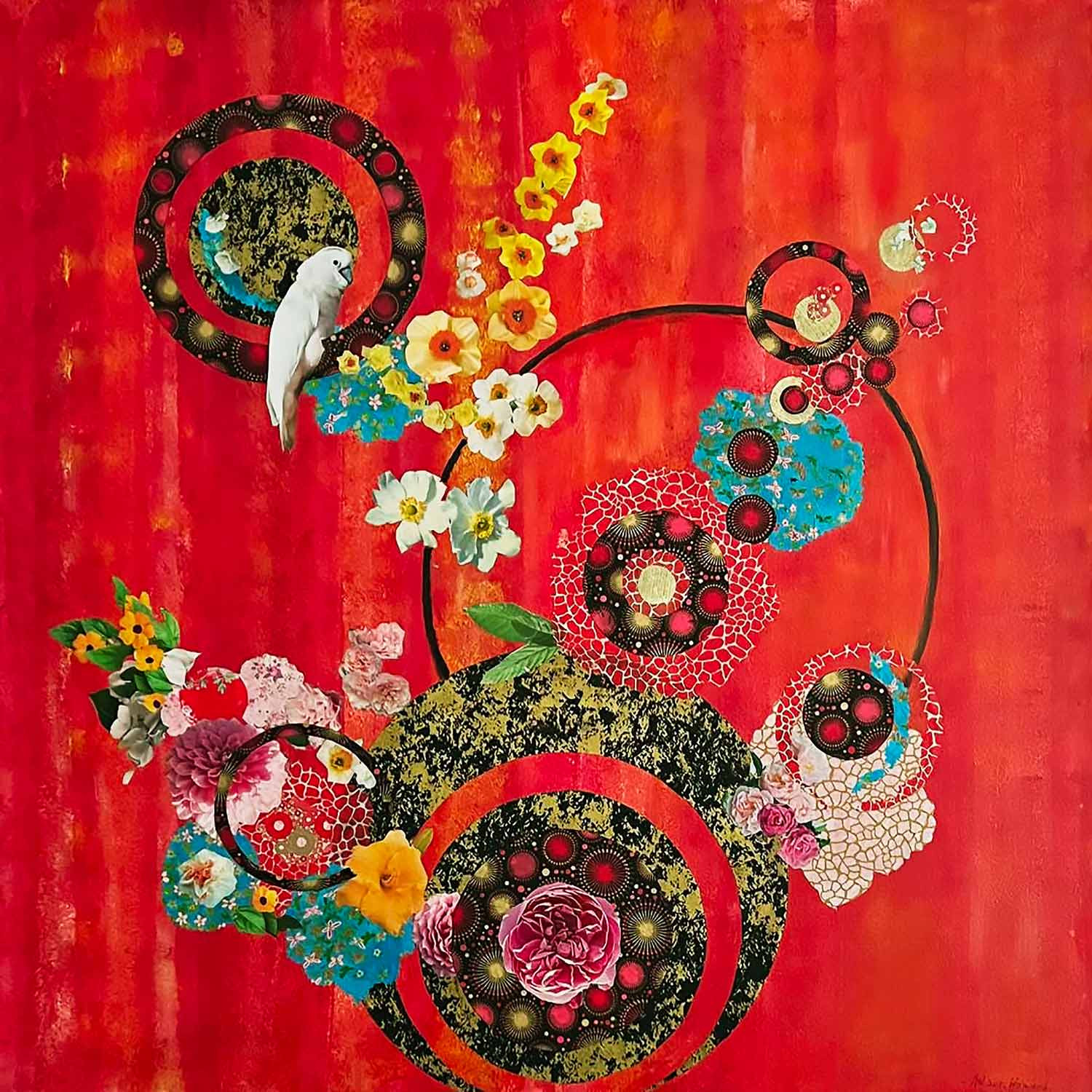 Marie-Laure Hamard, Setsubun, painting - Artalistic online contemporary art buying and selling gallery