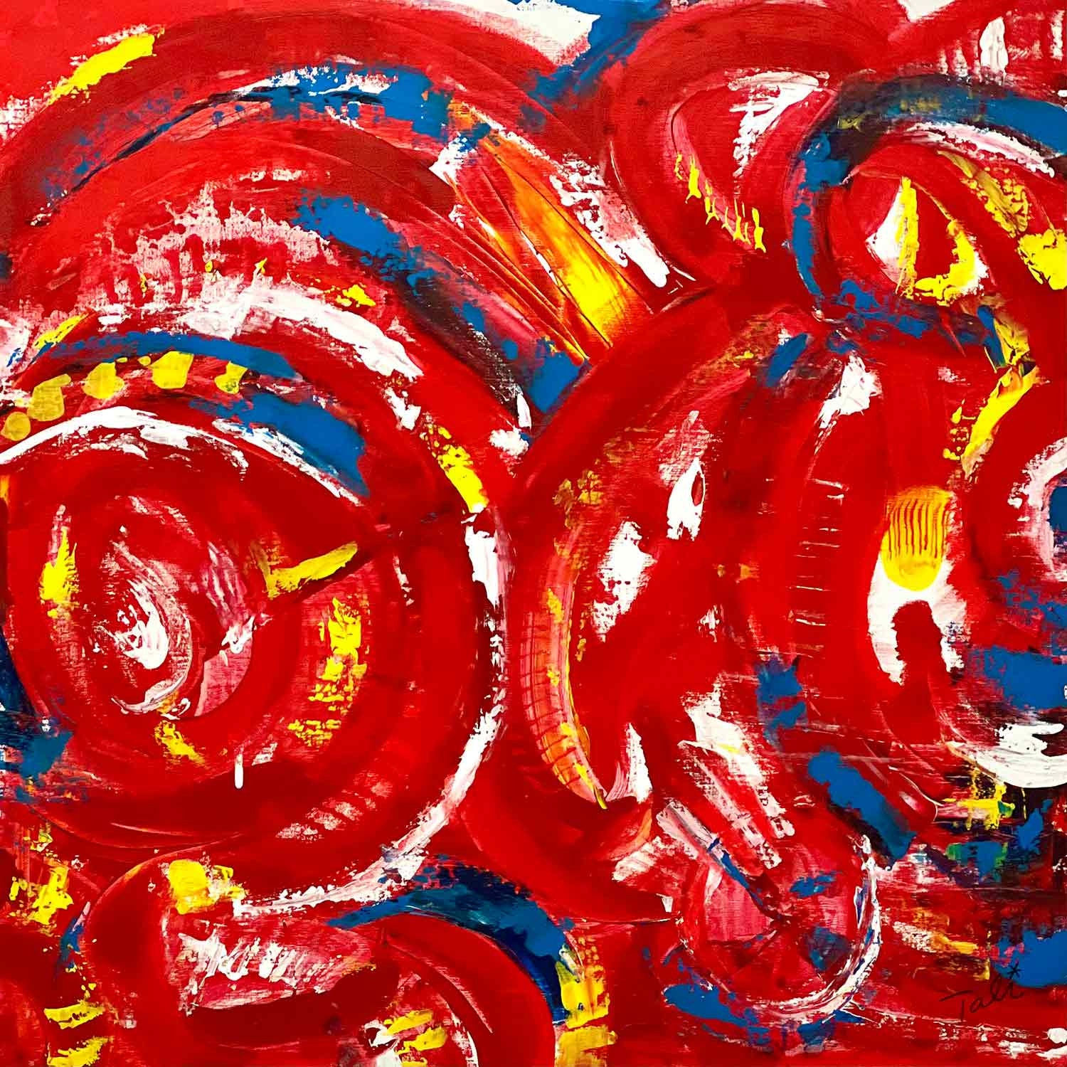 Tali, Vibration, painting - Artalistic online contemporary art buying and selling gallery