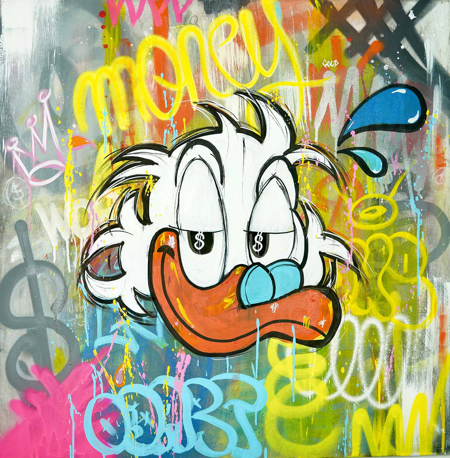 Odart, To be or not to bit, painting - Artalistic online contemporary art buying and selling gallery