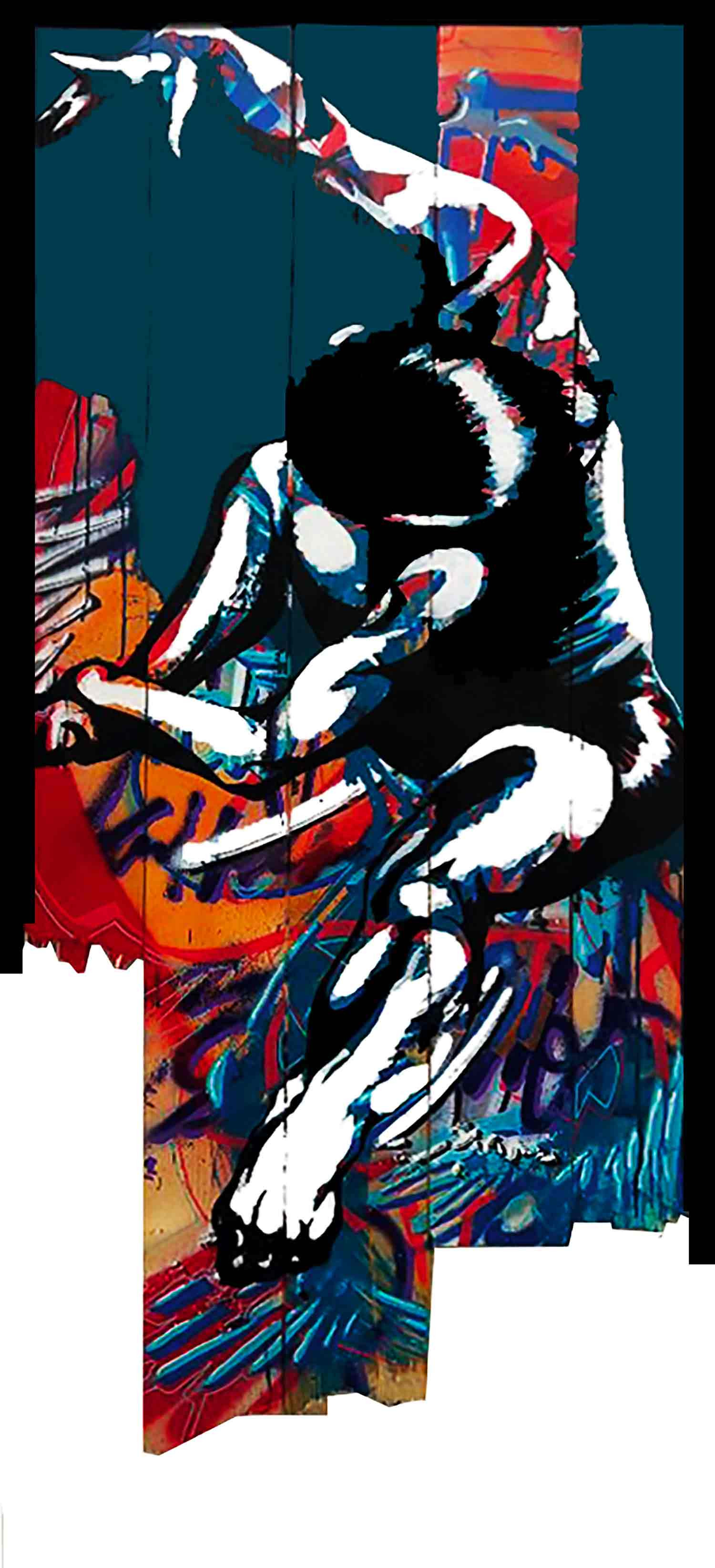 Jean-Christophe Fort, Sans titre II, painting - Artalistic online contemporary art buying and selling gallery