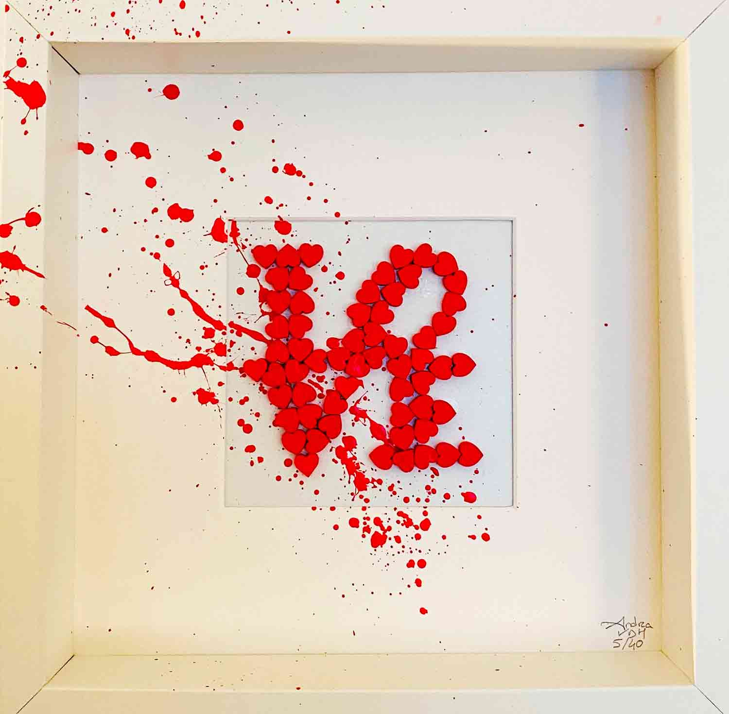 Andrea Van der Hoeven, Love, painting - Artalistic online contemporary art buying and selling gallery