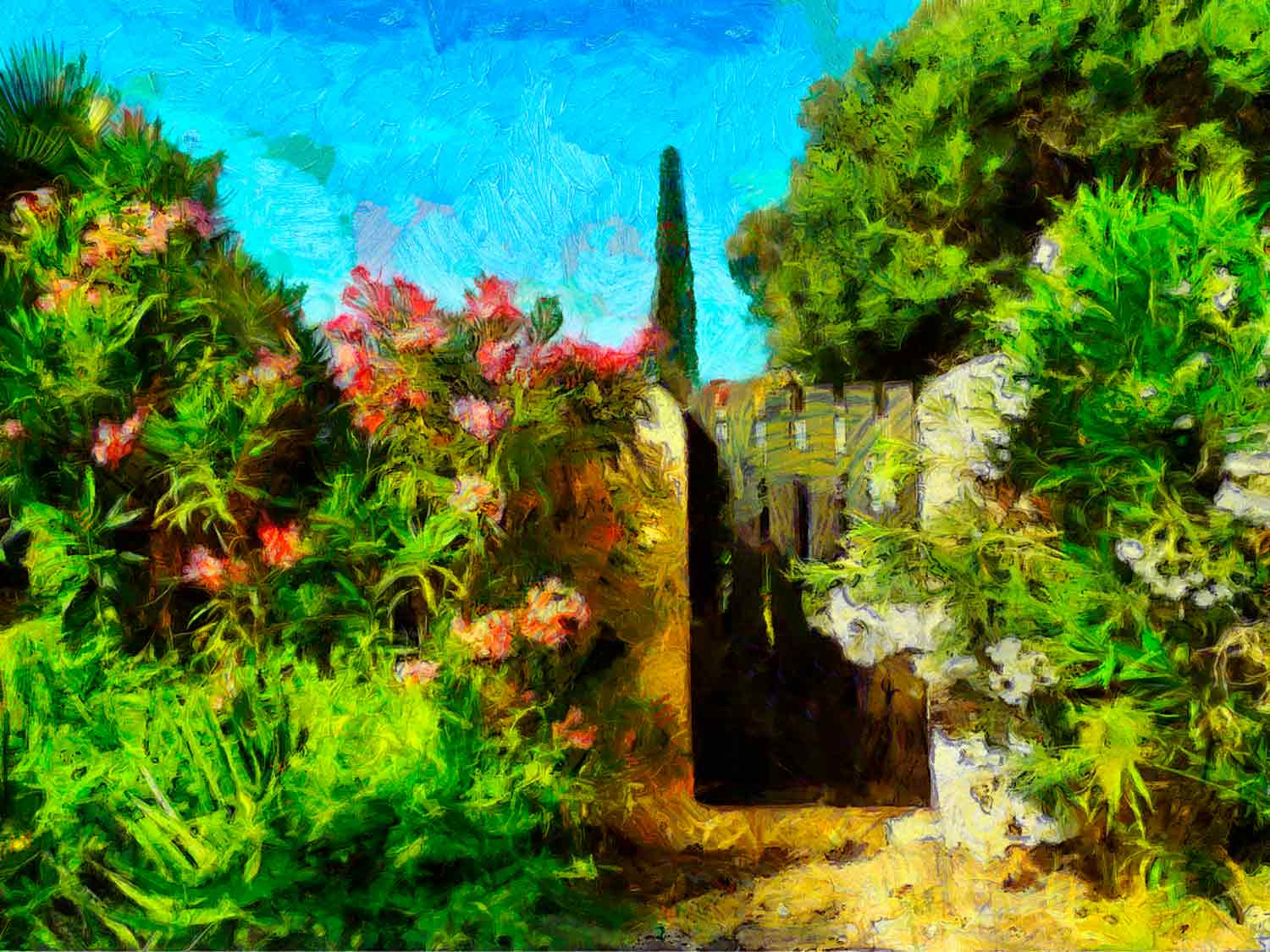 Jean-Jacques Bouzou, Le portillon aux lauriers, photo - Artalistic online contemporary art buying and selling gallery