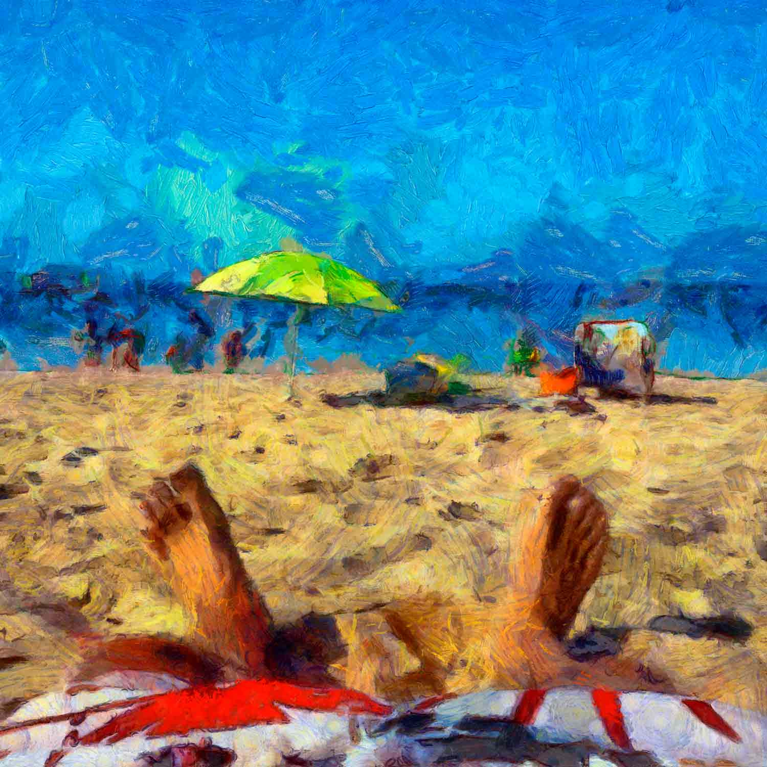 jean-Louis Bouzou, Les doigts de pieds en éventail, photo - Artalistic online contemporary art buying and selling gallery
