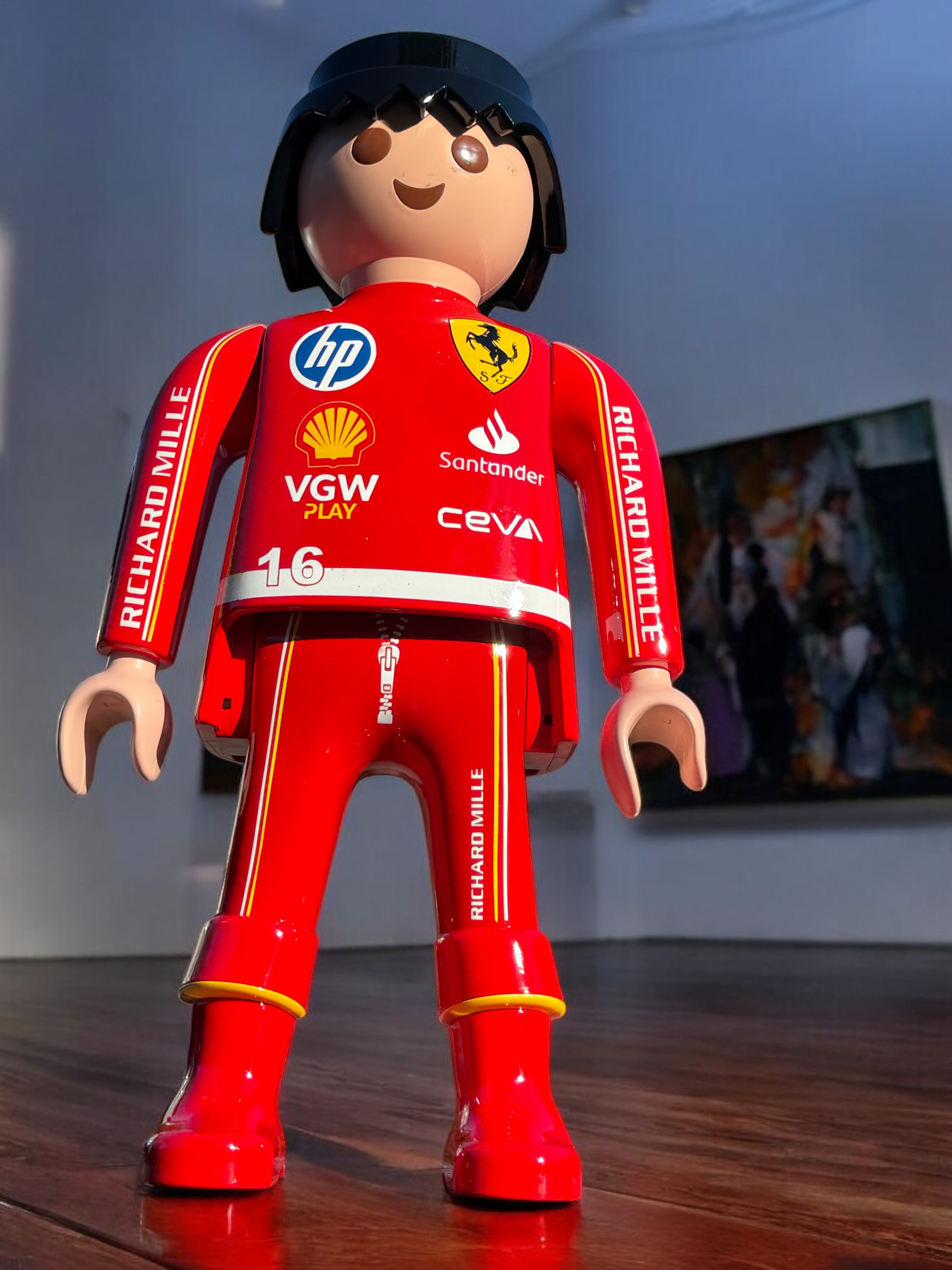 Guillaume Anthony, Playmobile XXL Ferrari Formule 1, sculpture - Artalistic online contemporary art buying and selling gallery