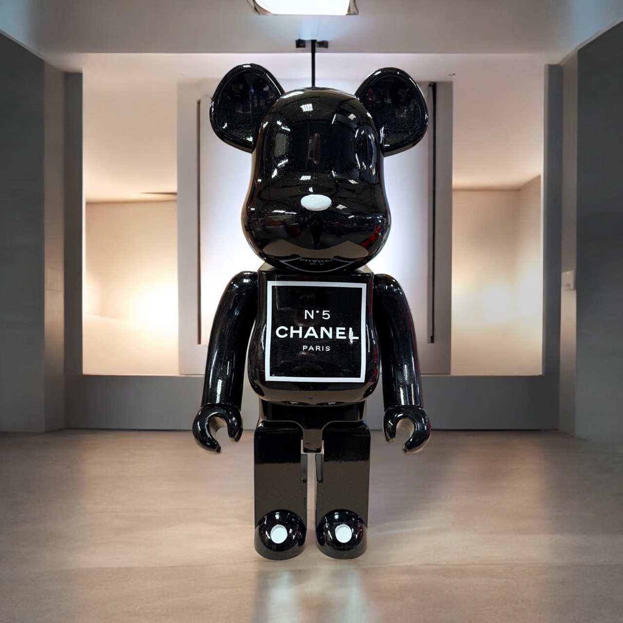 Guillaume Anthony, Bearbricks tribute to Chanel, sculpture - Artalistic online contemporary art buying and selling gallery