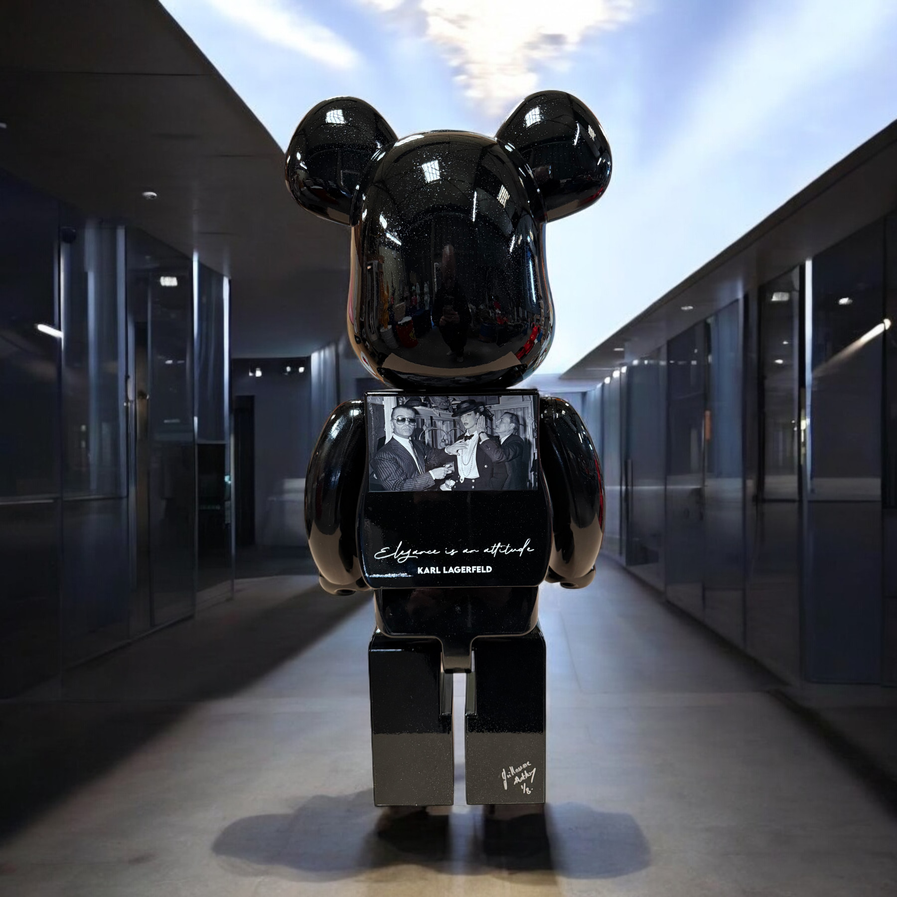 Guillaume Anthony, Bearbricks tribute to Chanel, sculpture - Artalistic online contemporary art buying and selling gallery