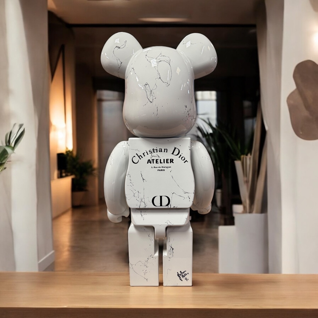 Guillaume Anthony, Bearbricks tribute to Dior, sculpture - Artalistic online contemporary art buying and selling gallery