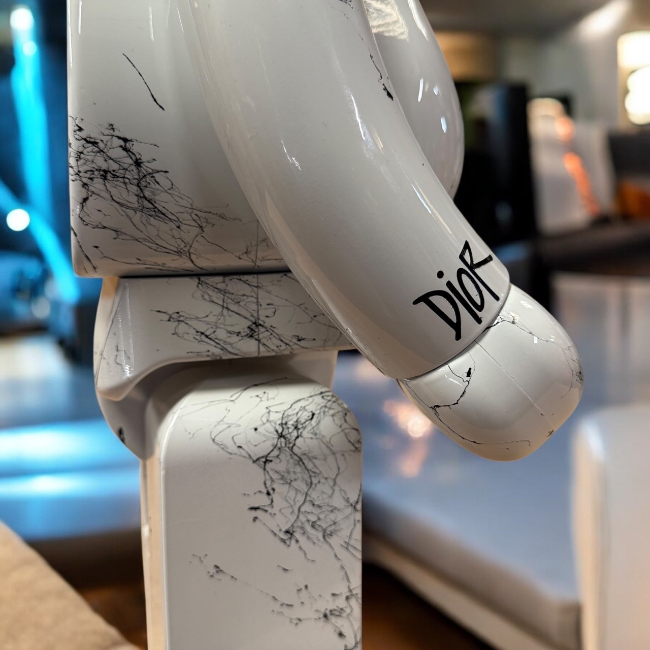 Guillaume Anthony, Bearbricks tribute to Dior, sculpture - Artalistic online contemporary art buying and selling gallery