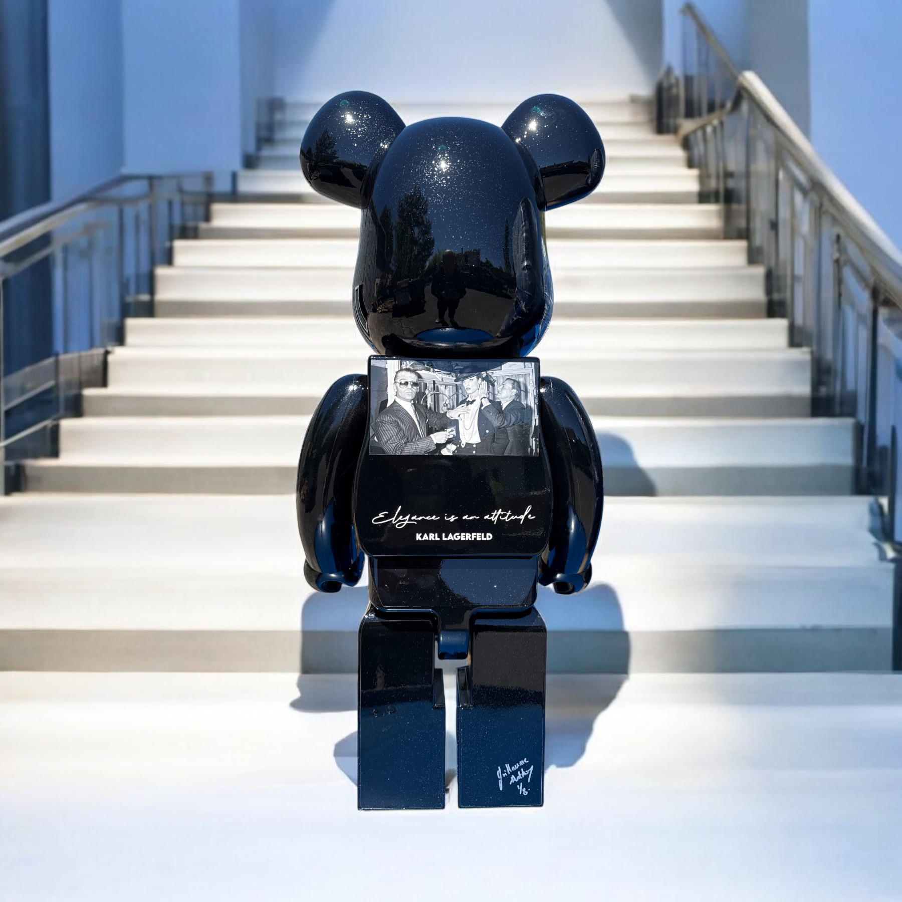 Guillaume Anthony, Bearbricks tribute to Chanel, sculpture - Artalistic online contemporary art buying and selling gallery