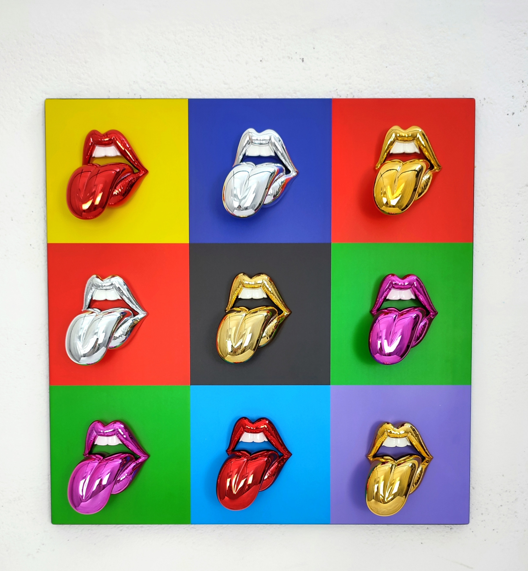 Sagrasse, Pop Lips, peinture - Galerie de vente et d’achat d’art contemporain en ligne Artalistic