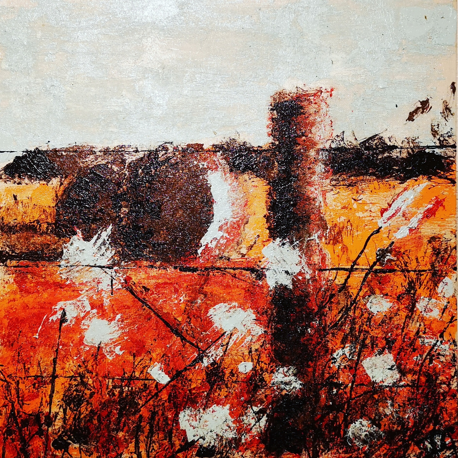 Ivan Colas, Remains, painting - Artalistic online contemporary art buying and selling gallery