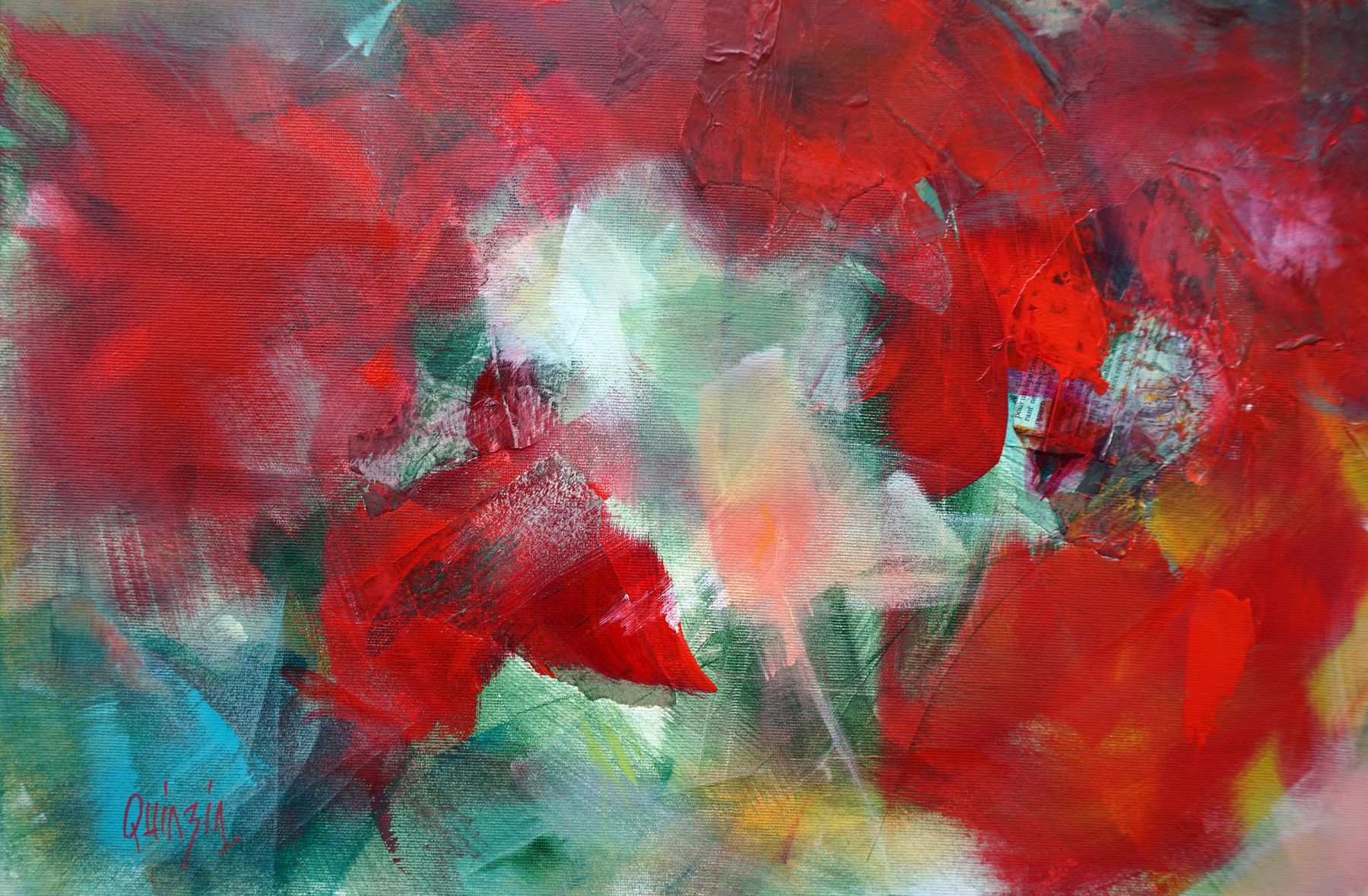 Marianne Quinzin, Tropicales, painting - Artalistic online contemporary art buying and selling gallery