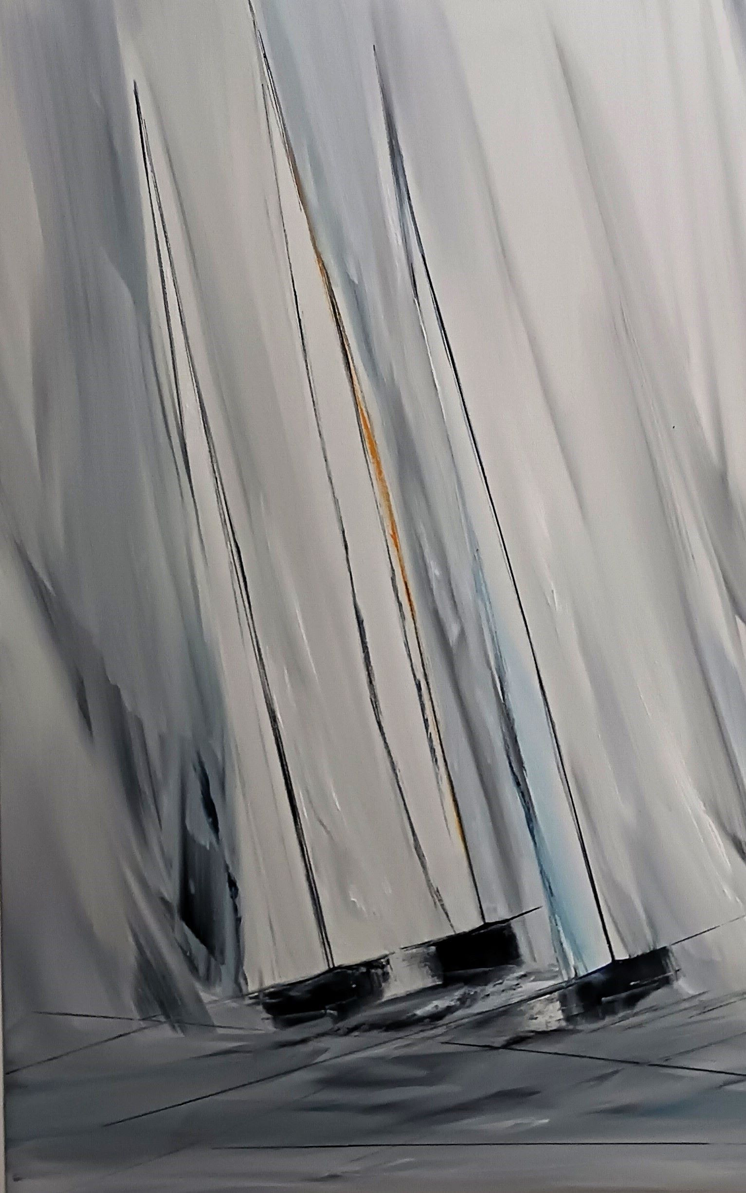 Lydie Massou, Sailing, painting - Artalistic online contemporary art buying and selling gallery
